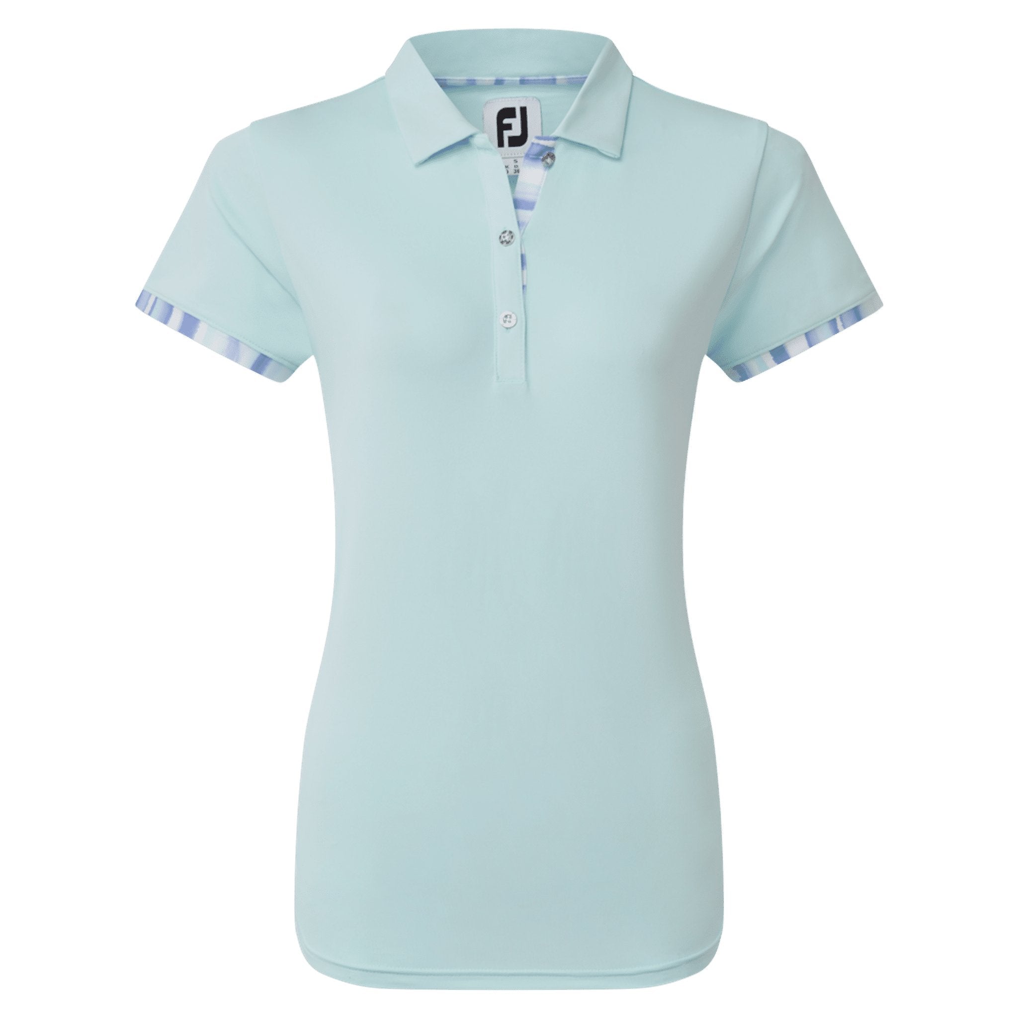 Footjoy Polo Watercolour Trim Pique Damen - MyGolfOutlet