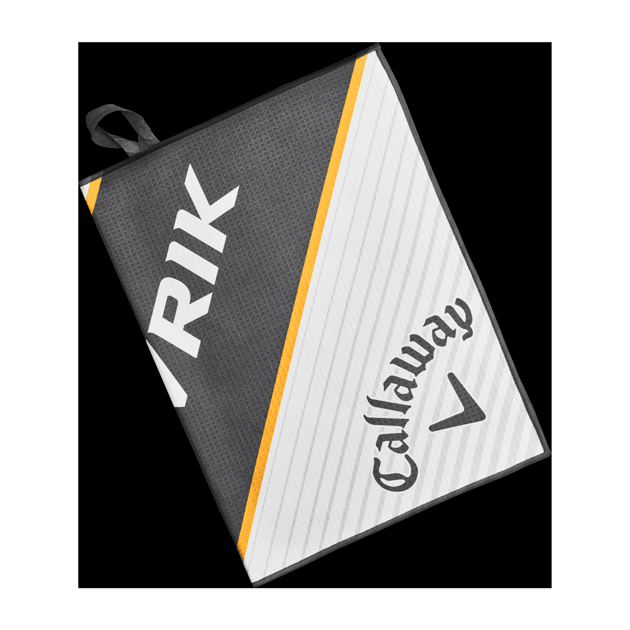 Callaway Mavrik Towel 30x20 White/Charcoal/Orange