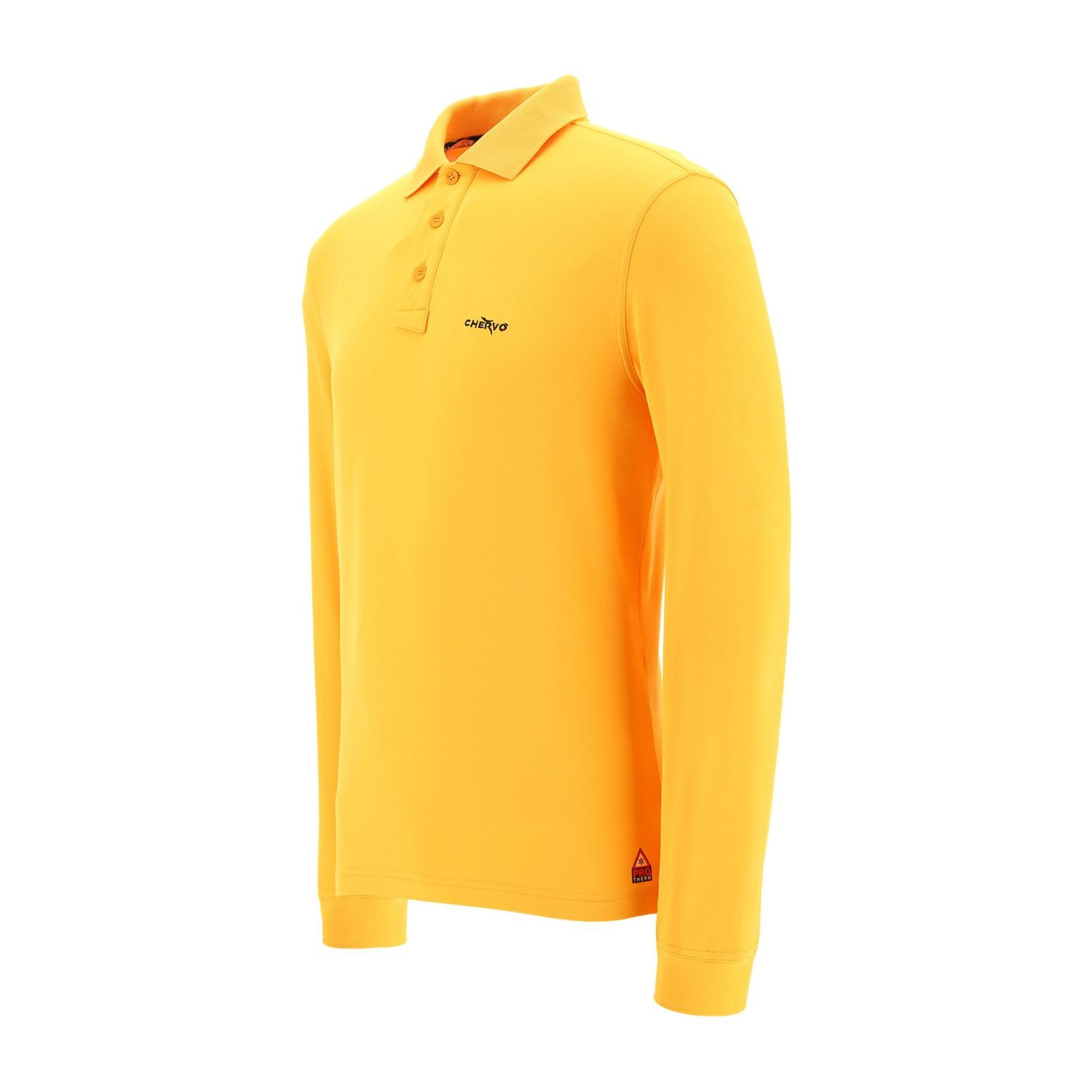 Chervo M Anguy LS Polo Sprint Orange Herren