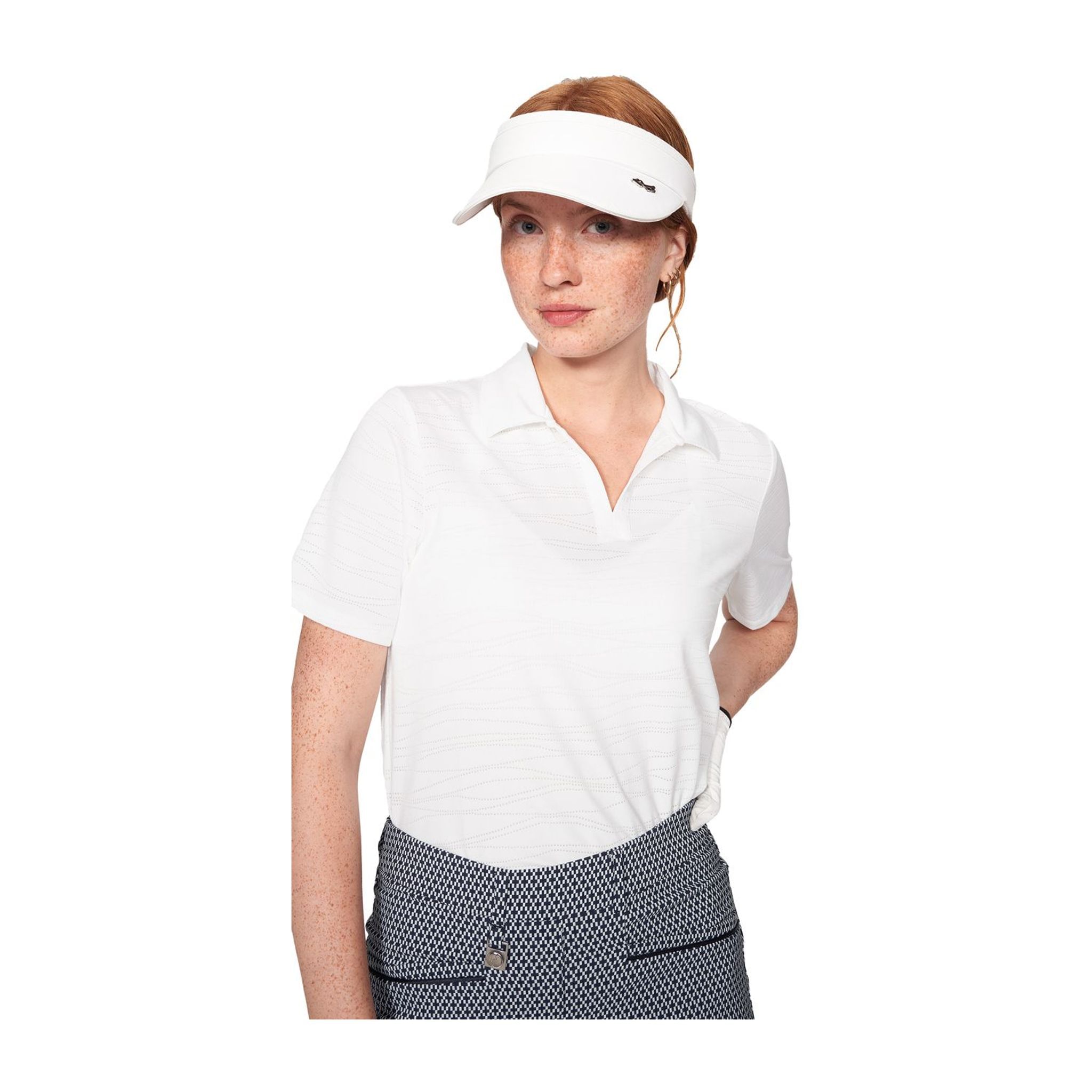 Röhnisch W Zoey SS Polo White Damen