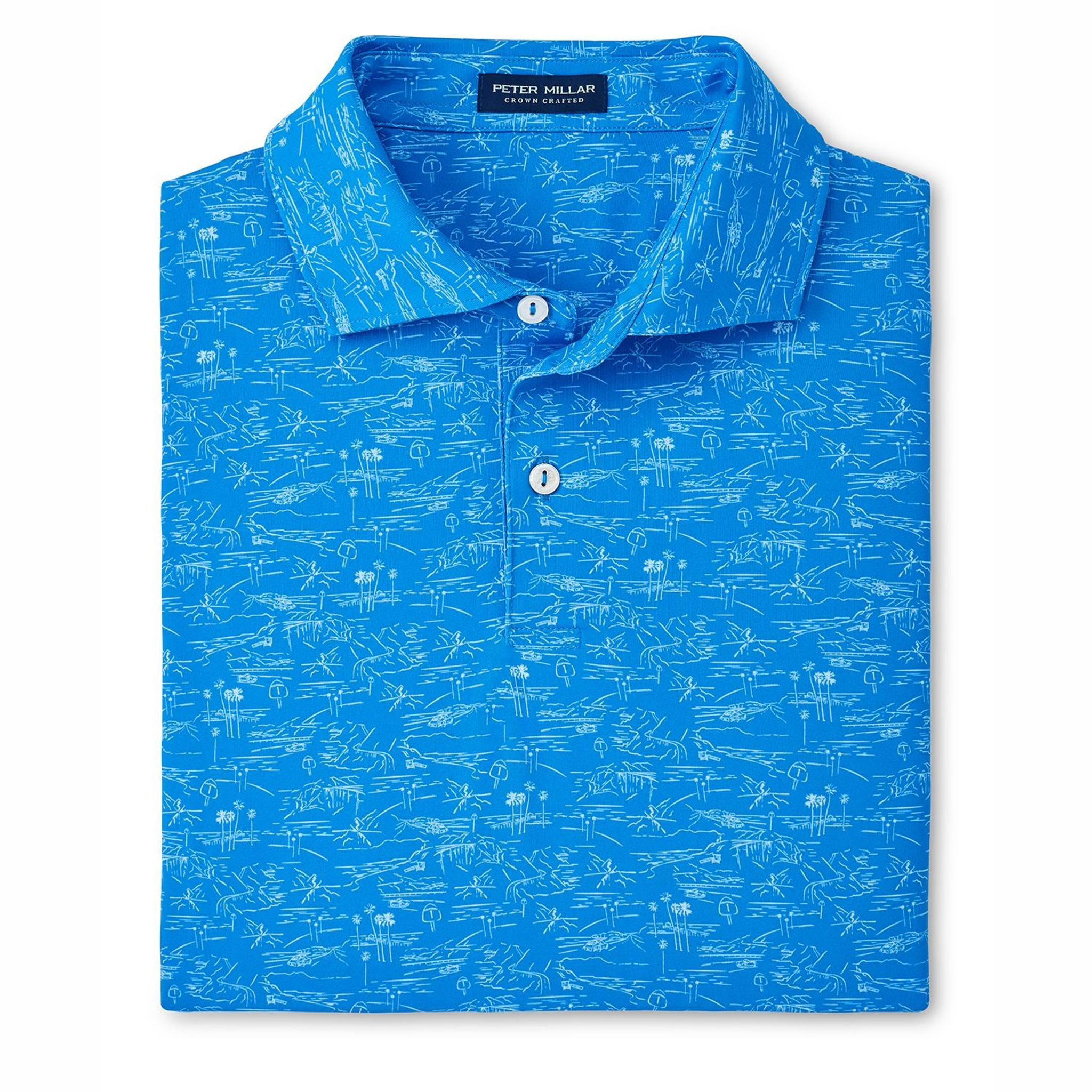 Peter Millar Pacific Performance Jersey Poloshirt Herren