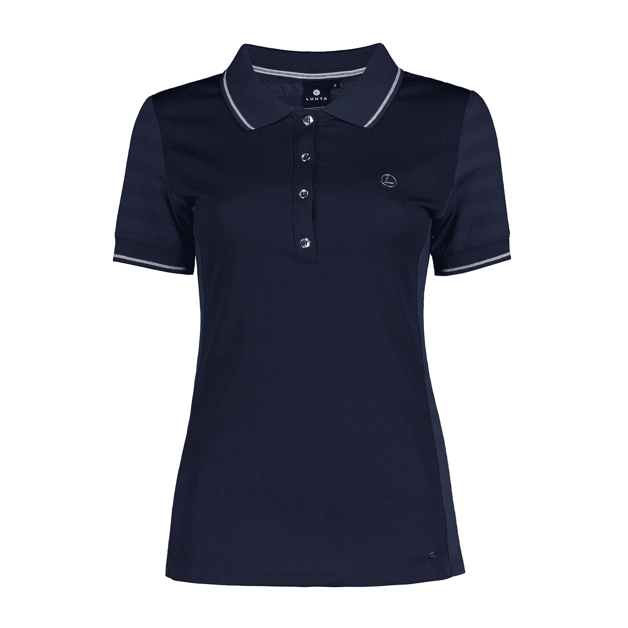 Luhta W Polo Shirts Eriksdal Dark Blue Damen