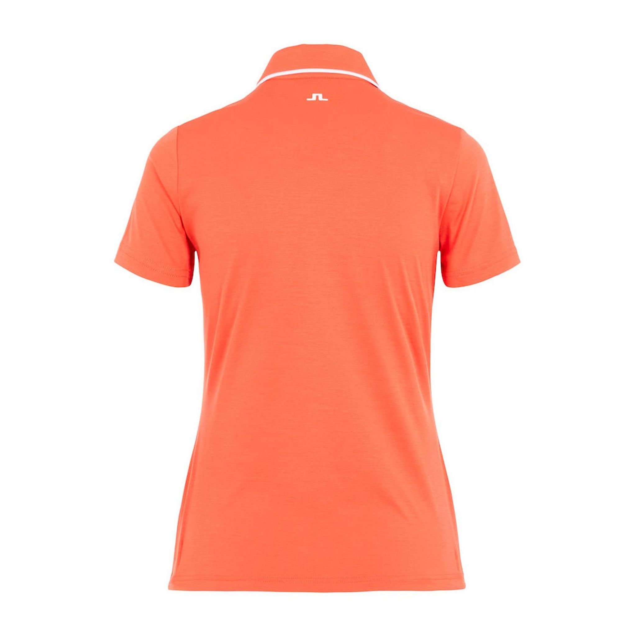 J. Lindeberg W Flor-Ultra Light Jersey Polo Tomato Red Damen