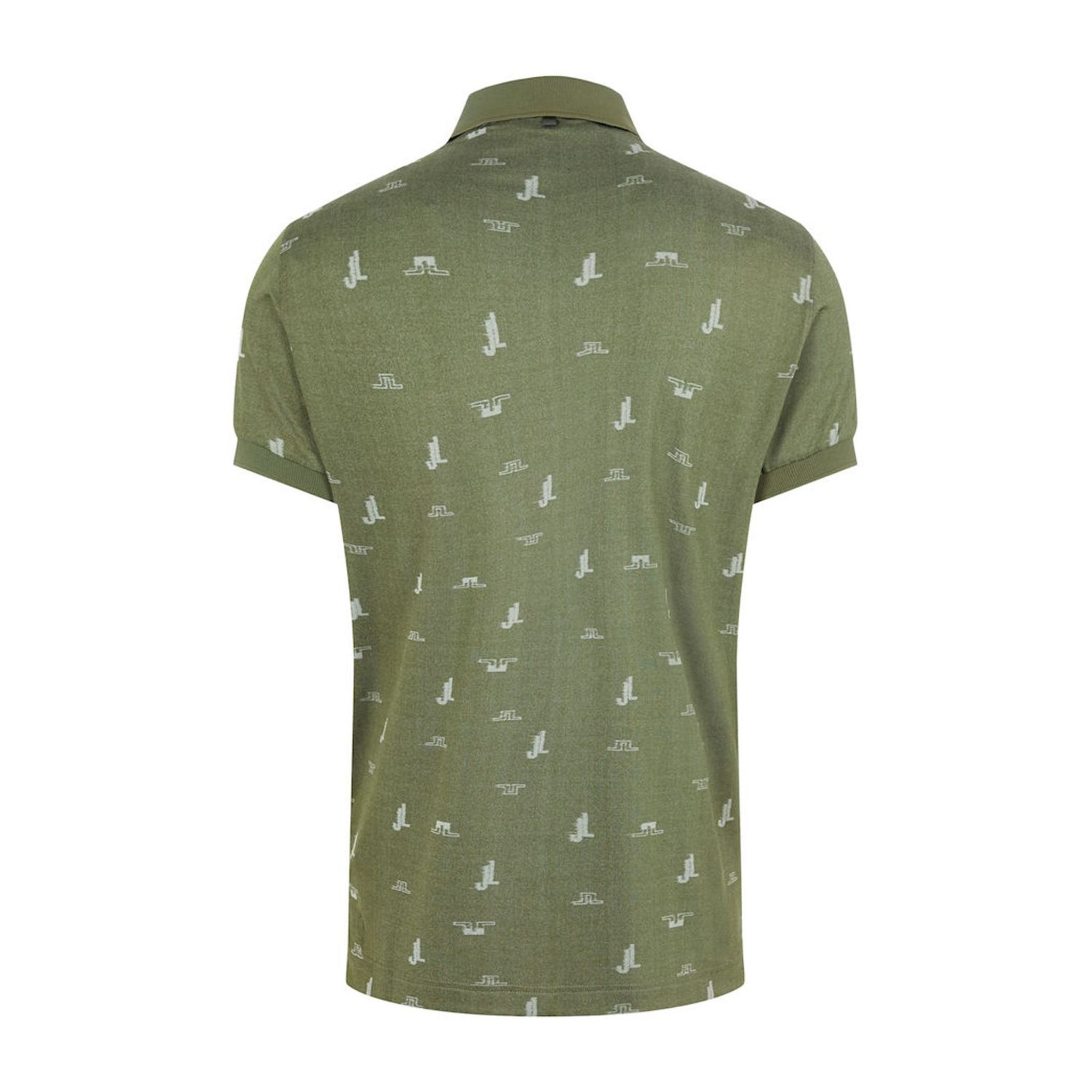 J. Lindeberg M Glen Regular Fit SS Polo JL Bridge Thyme Green Herren