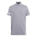 J. Lindeberg M Heath Regular Fit Golf Polo Micro Chip Melange Herren