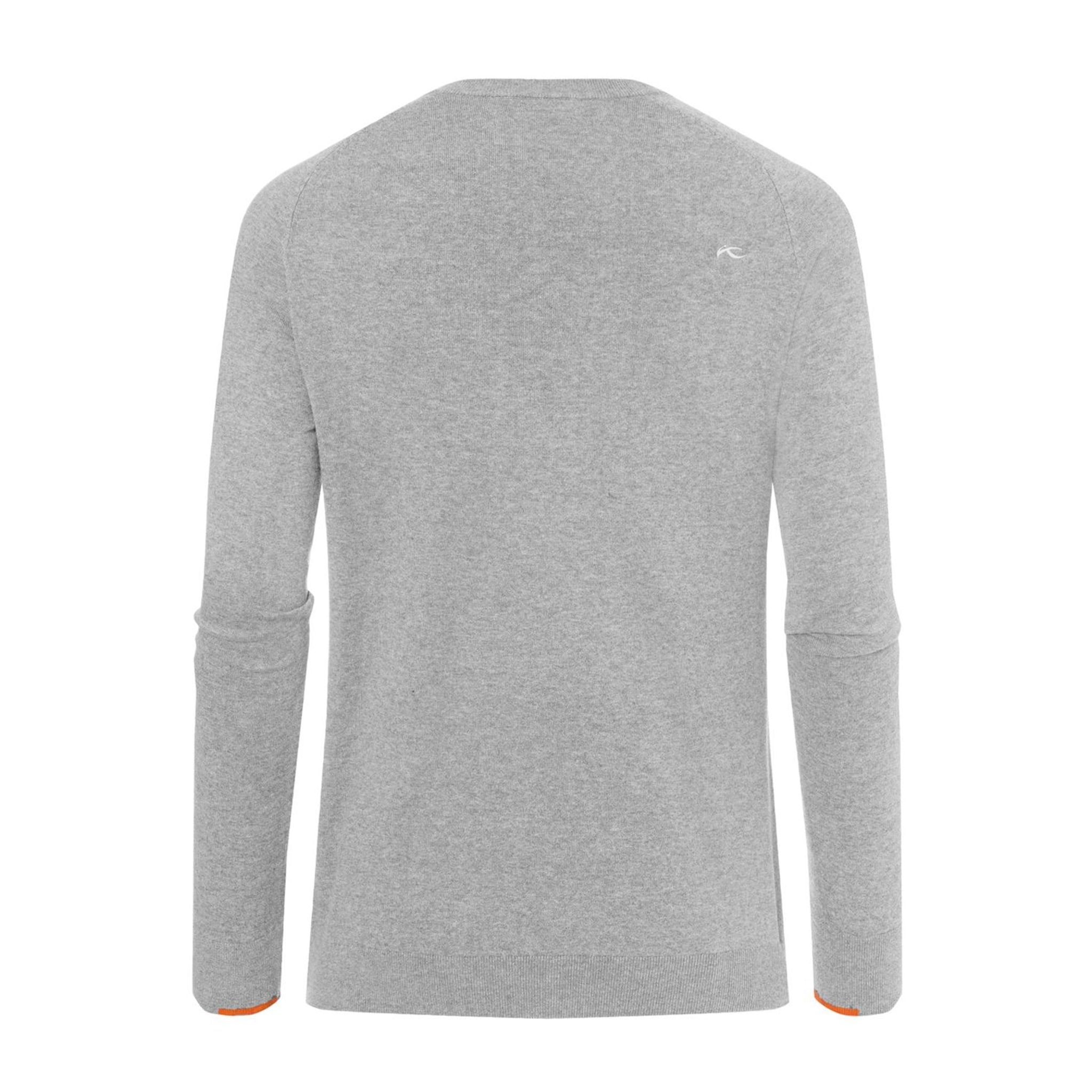 Kjus M Pullover Kirk V-Neck Silbergrau/Melange Herren