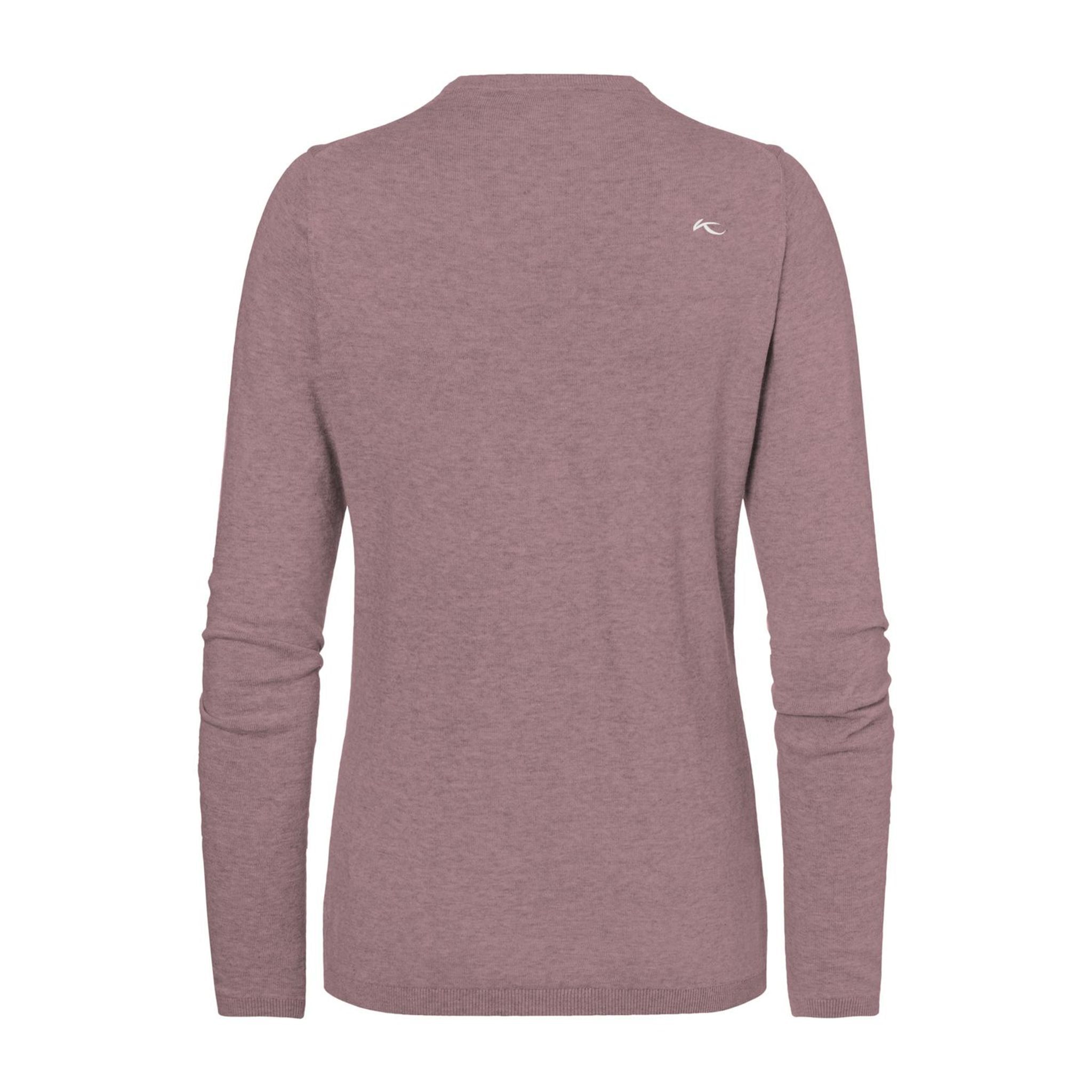 Kjus Pullover V-Ausschnitt W Kicki Pink Reef Melange Damen