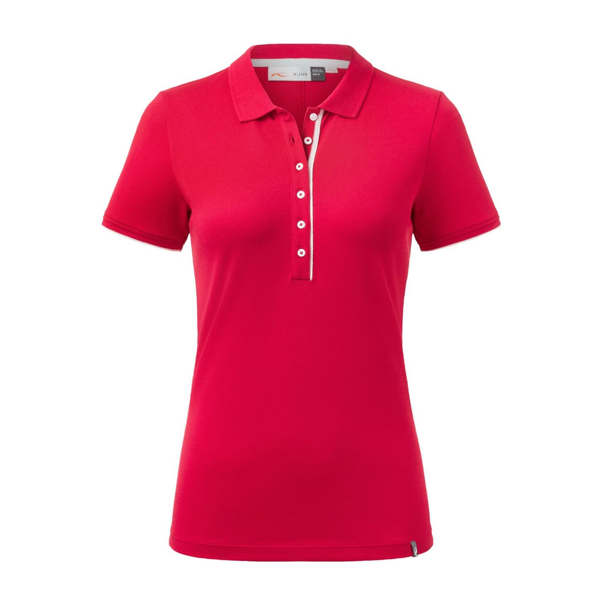 Kjus W Sanna SS Polo Jalapeno Red Damen