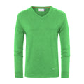 Kjus Pullover V-Ausschnitt Kirk M Spring Grün Melange Herren