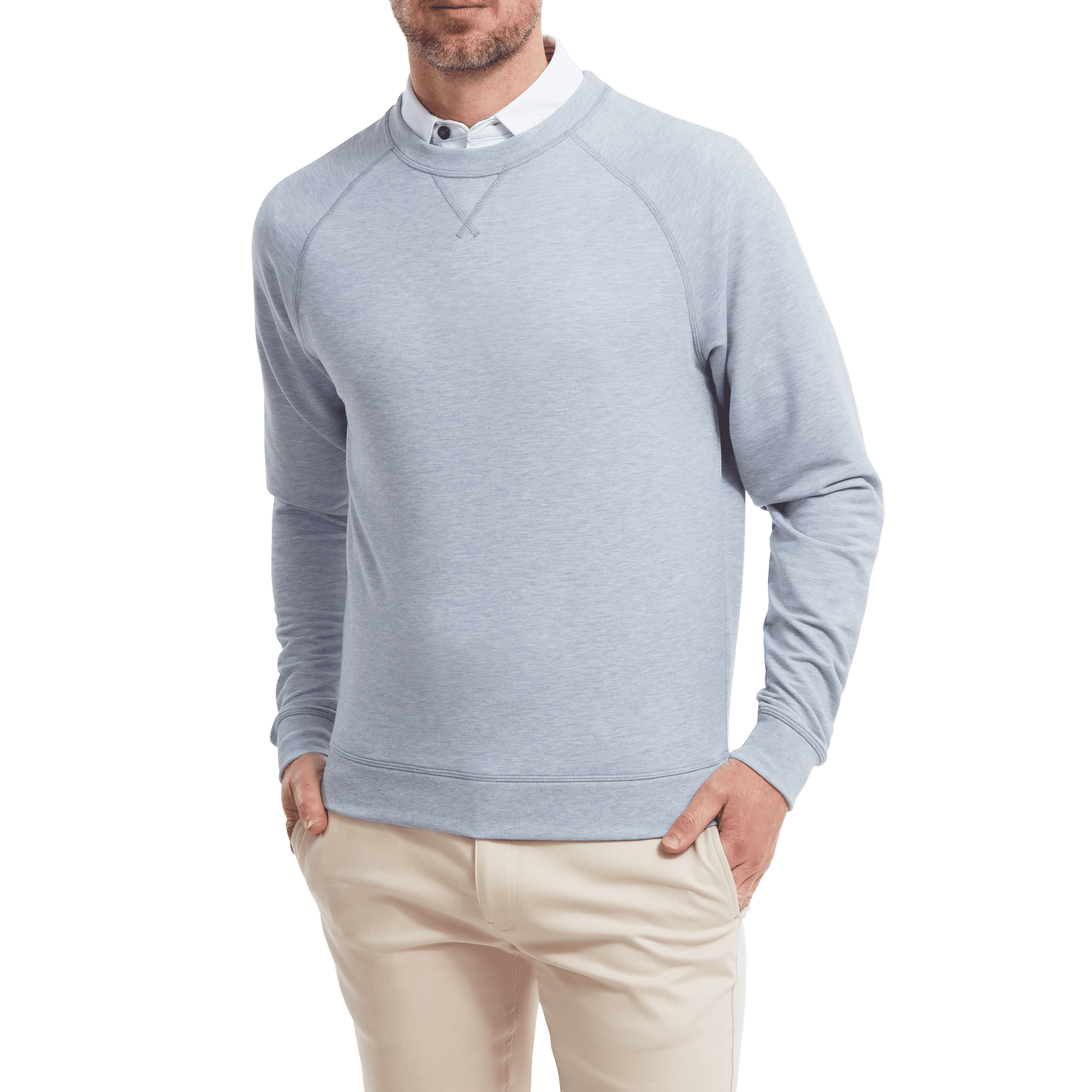 Footjoy Sweater Drirelease French Terry Crew Neck Sweater Herren