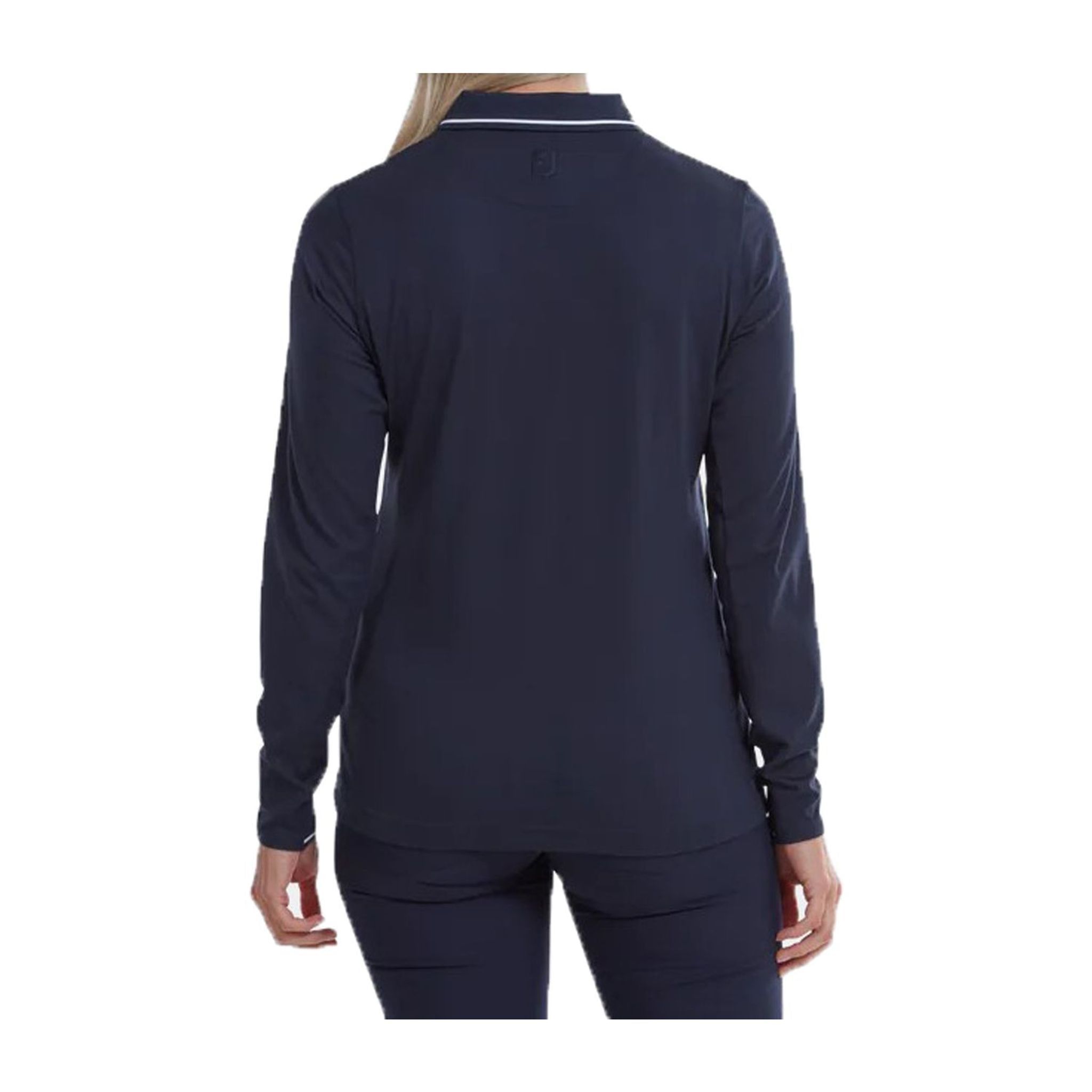 Footjoy W Polo Thermal Langarm Navyblau Damen