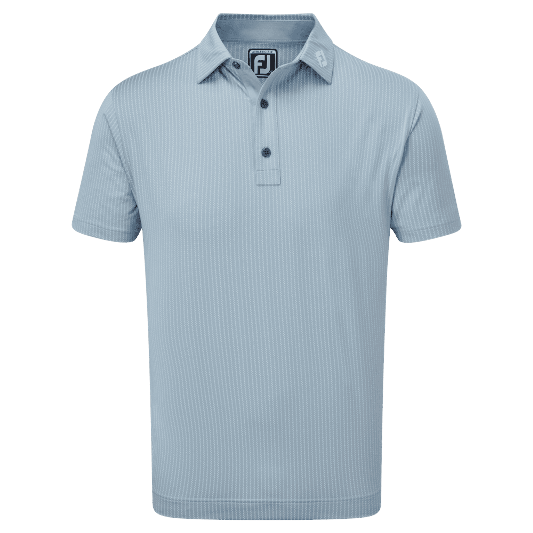 Footjoy Polo Zig-Zag Print Lisle Dove Herren