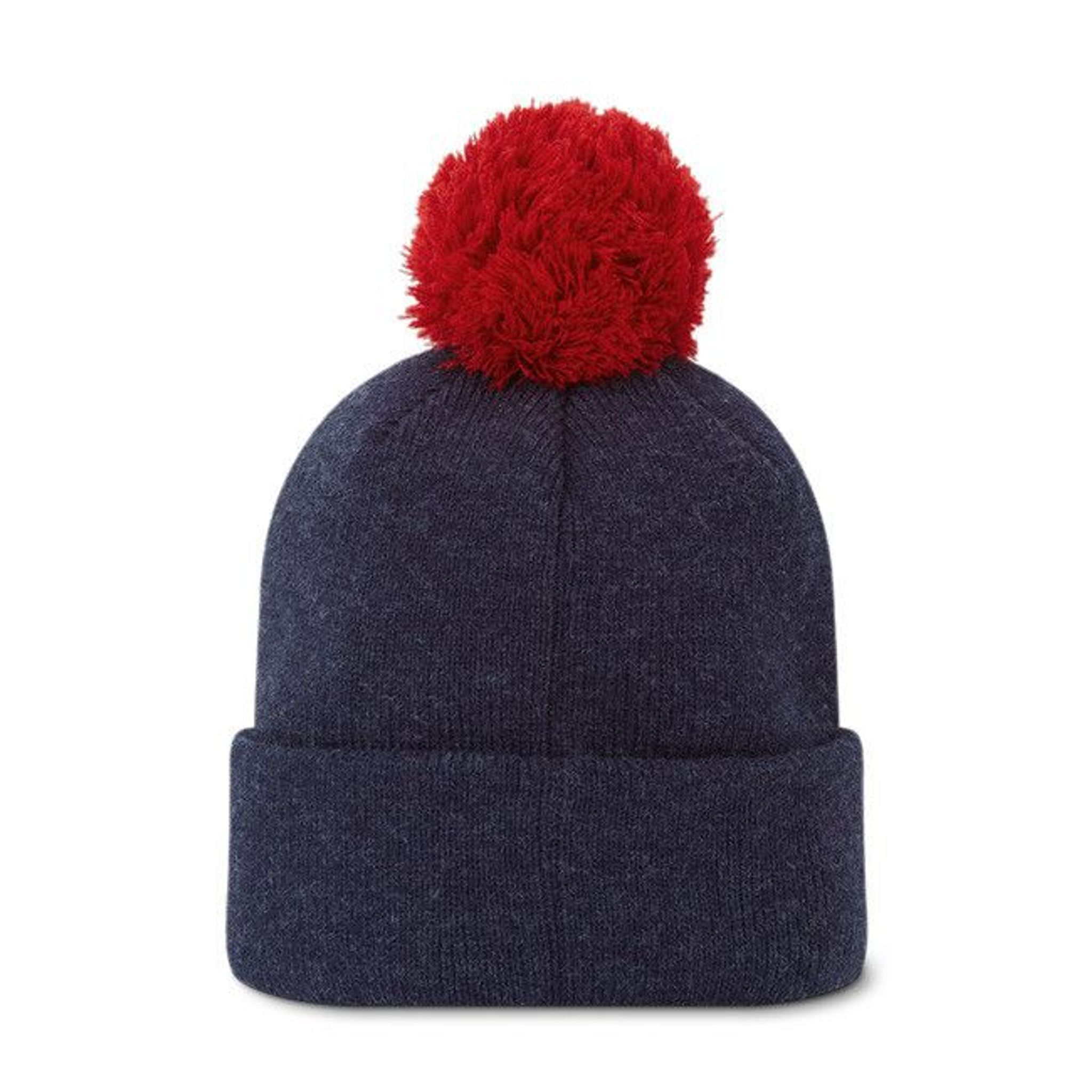 Footjoy Haube Solid Pom Pom Heather, Navy