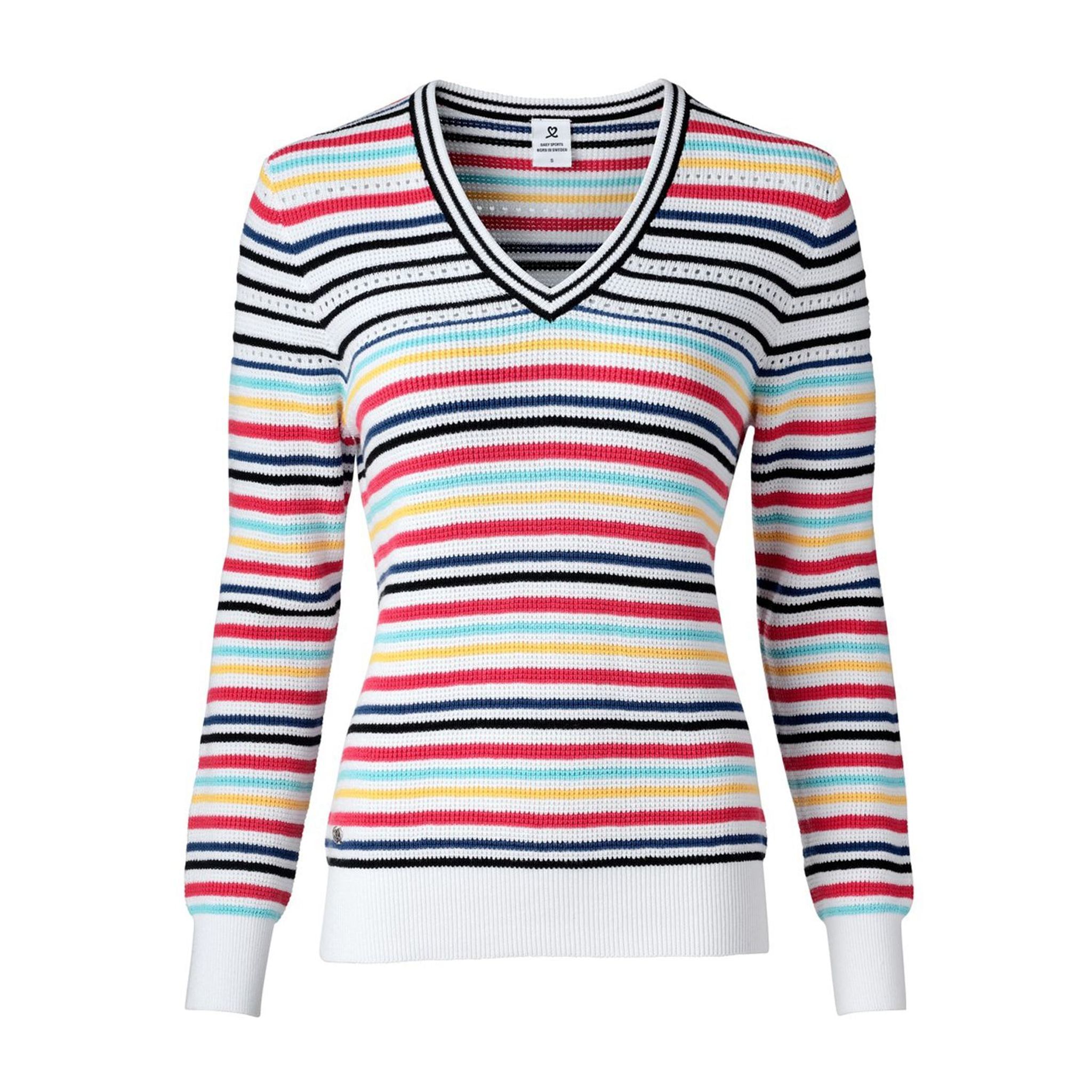 Daily Sports W Mathilde Pullover V-Neck Weiß Damen