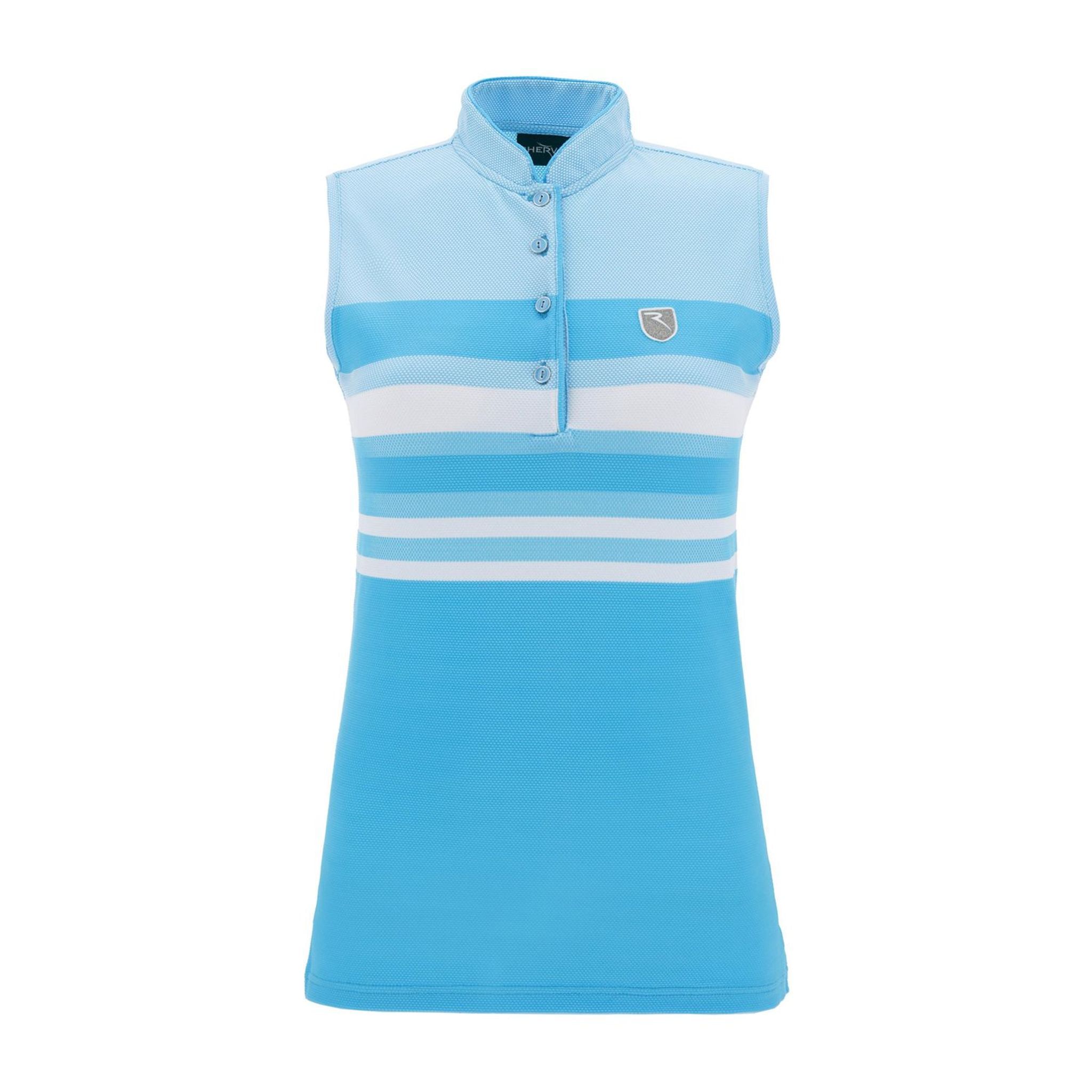 Chervo W Ami SL Polo Hellblau/Weiß Damen