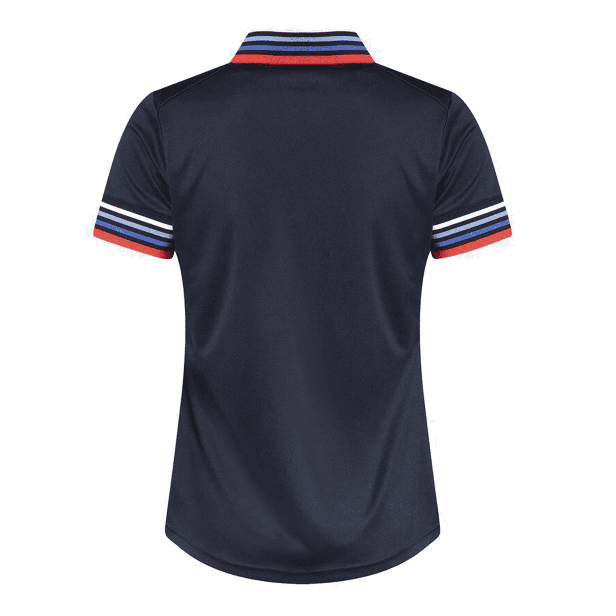 Cross Sportswear W Polo Stripe Navy Damen