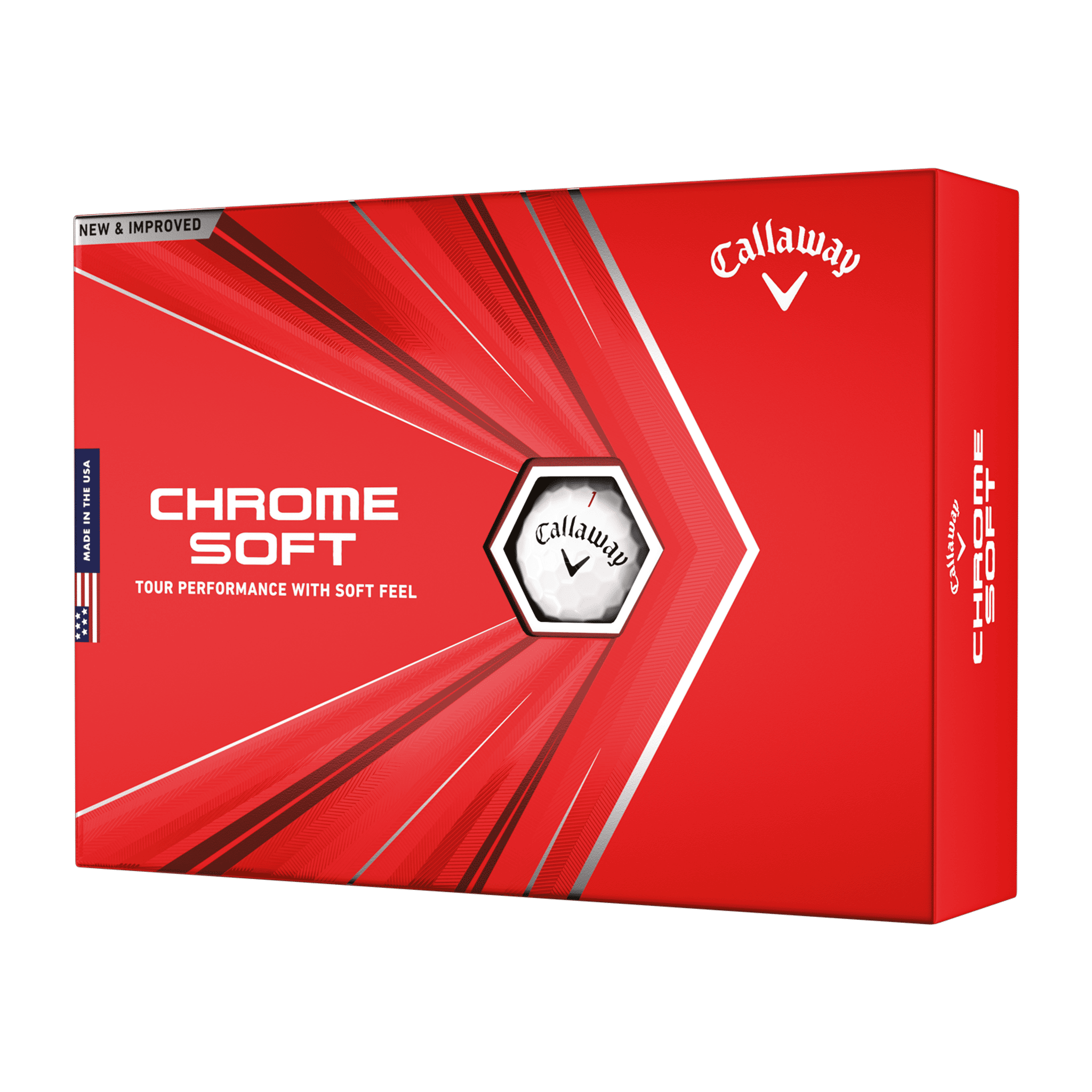 Callaway Chrome Soft (20) [12Bälle] Weiß