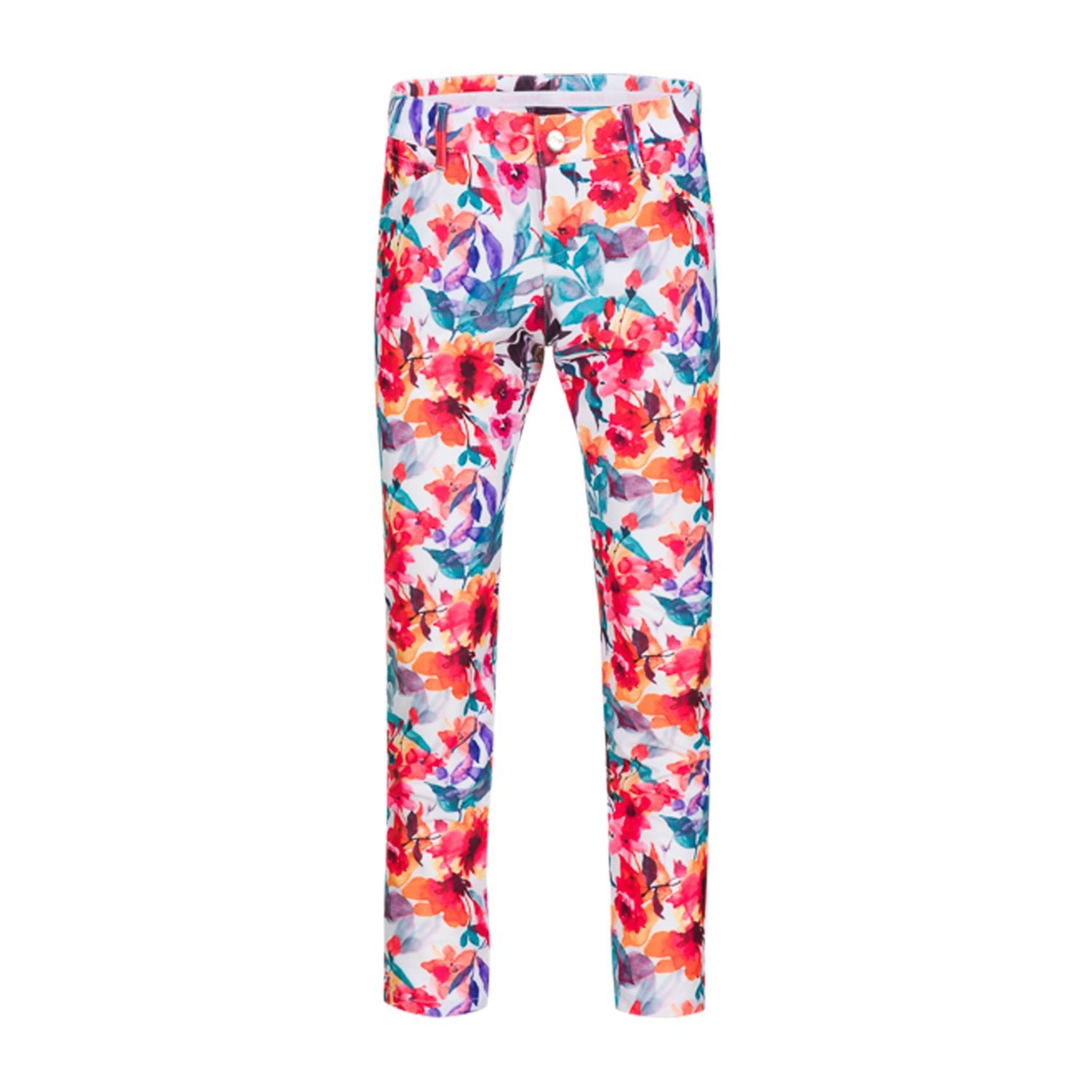 Alberto Hose Mona WR Summer Flowers Damen