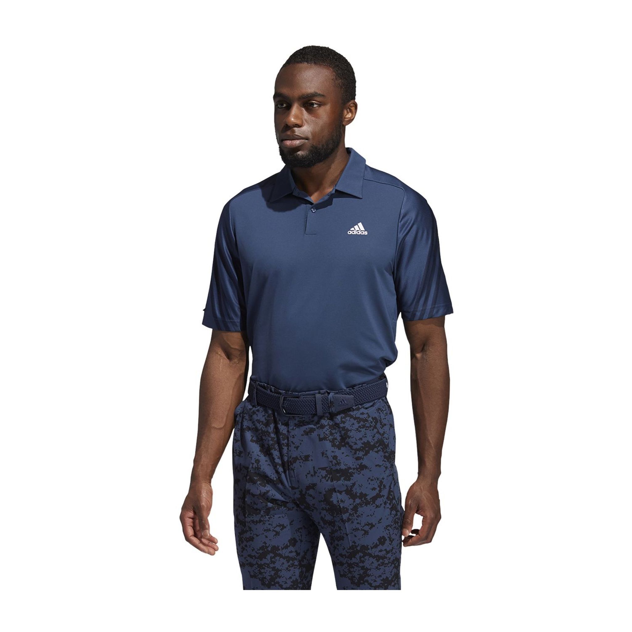 Adidas Heat.Rdy 3-Stripe SS Polo Navy Herren