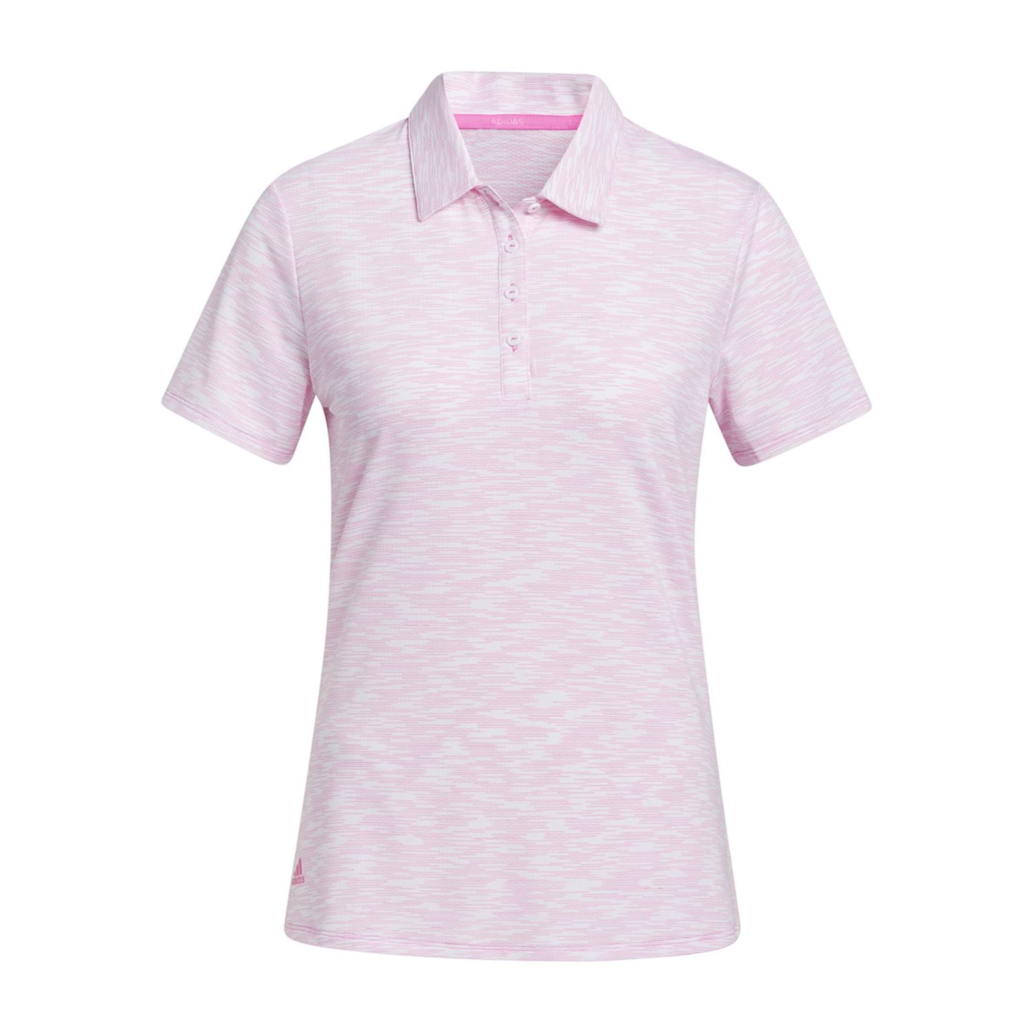 Adidas W Spacedye SS Polo Weiß/Pink Damen