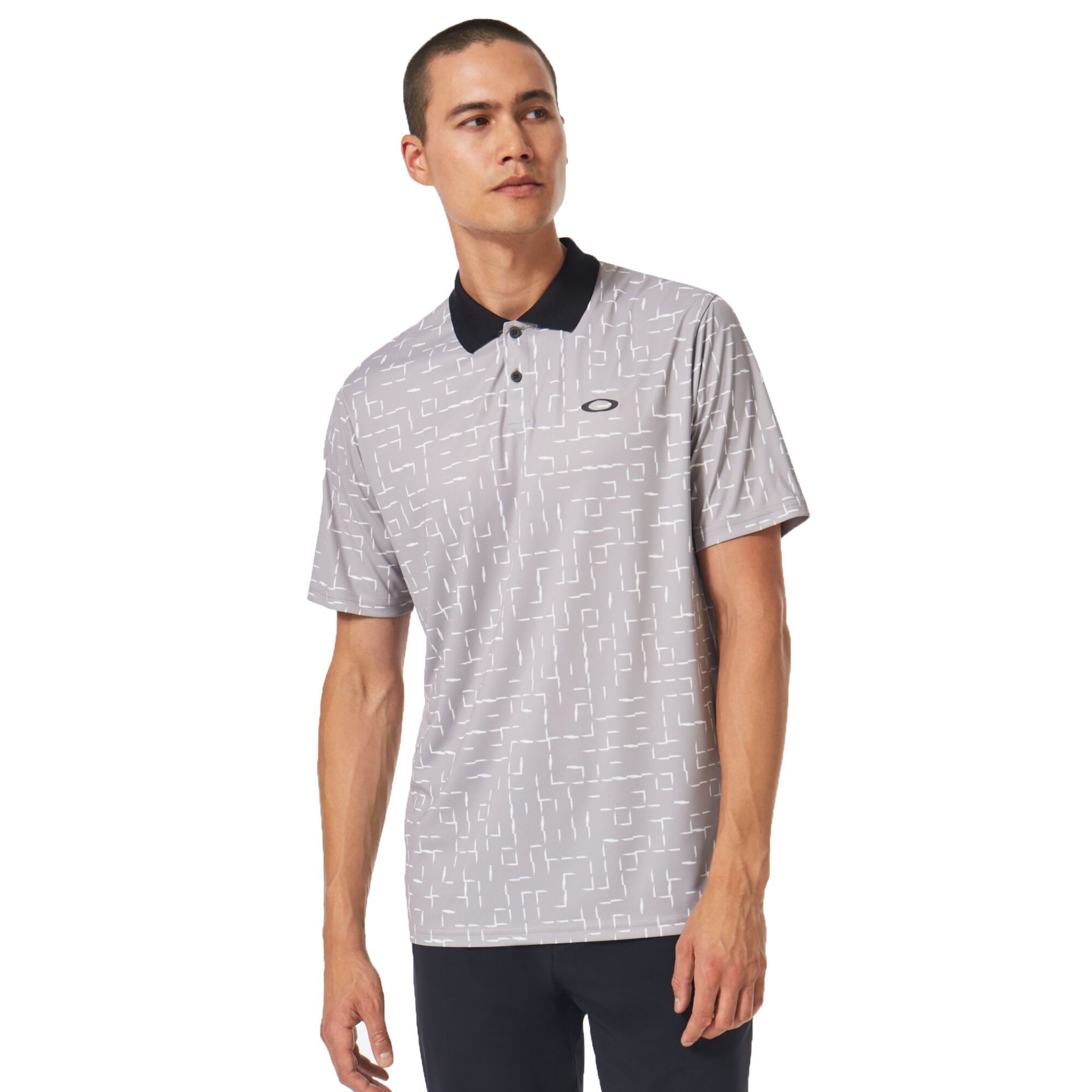 Oakley Divisional Print Geometric Polo Herren