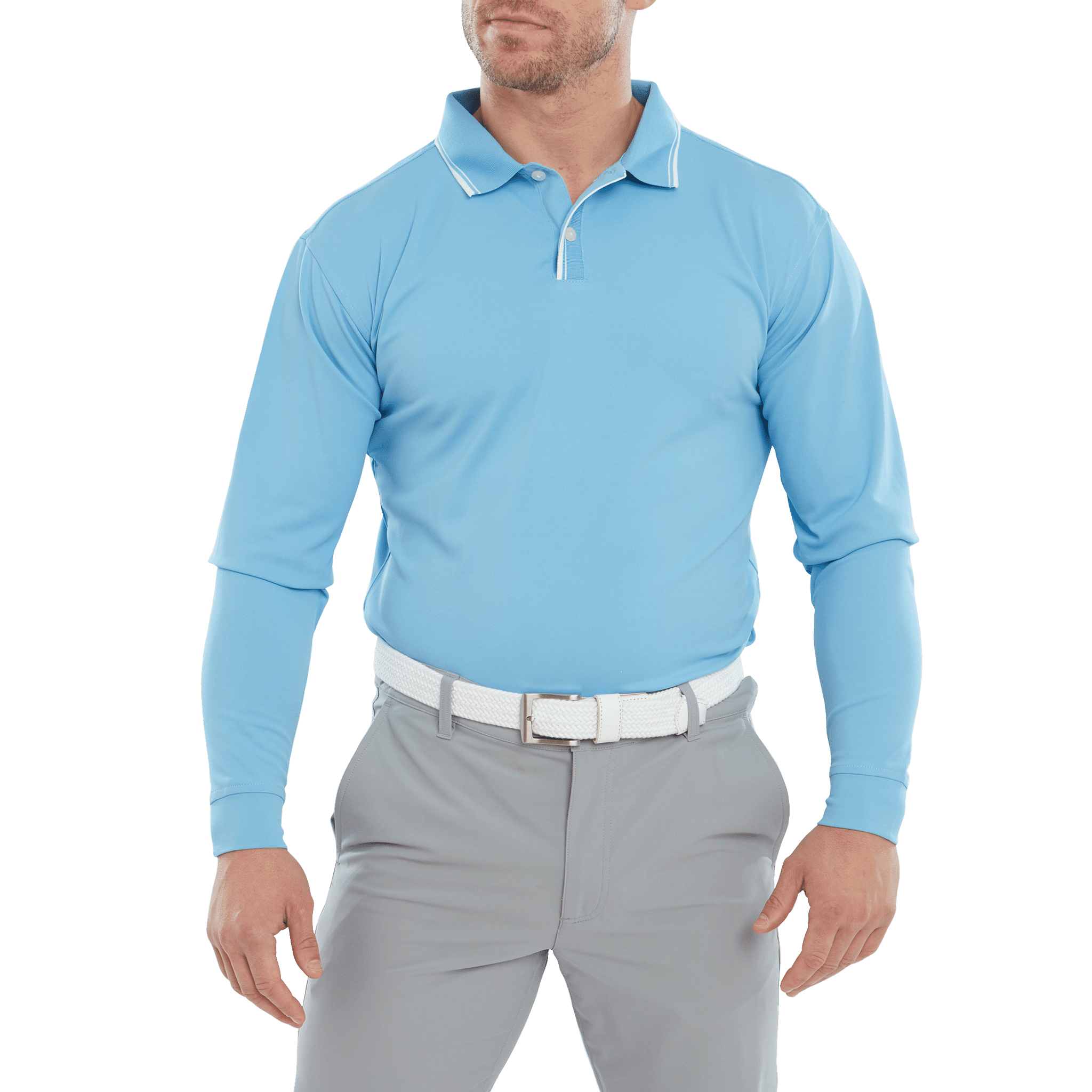 Footjoy Lightweight Sun Protection Langarm-Polo Herren