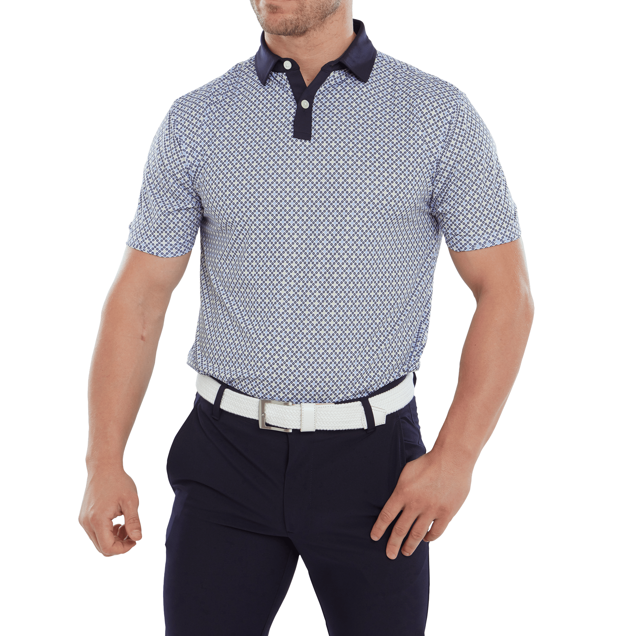 Footjoy Circle Print Poloshirt Herren