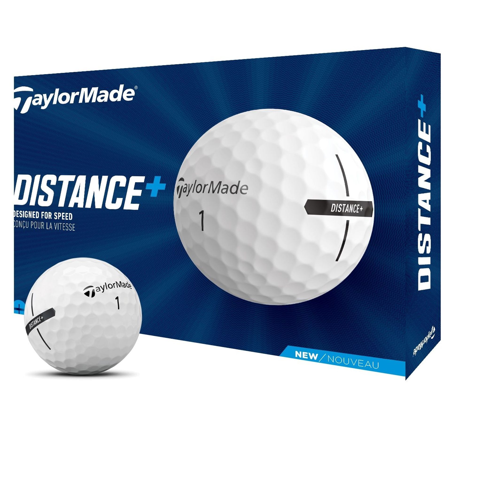 TaylorMade Distance+ Golfbälle (12 Stück)