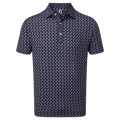 Footjoy Leaping Dolphins Polo Print Lisle Herren