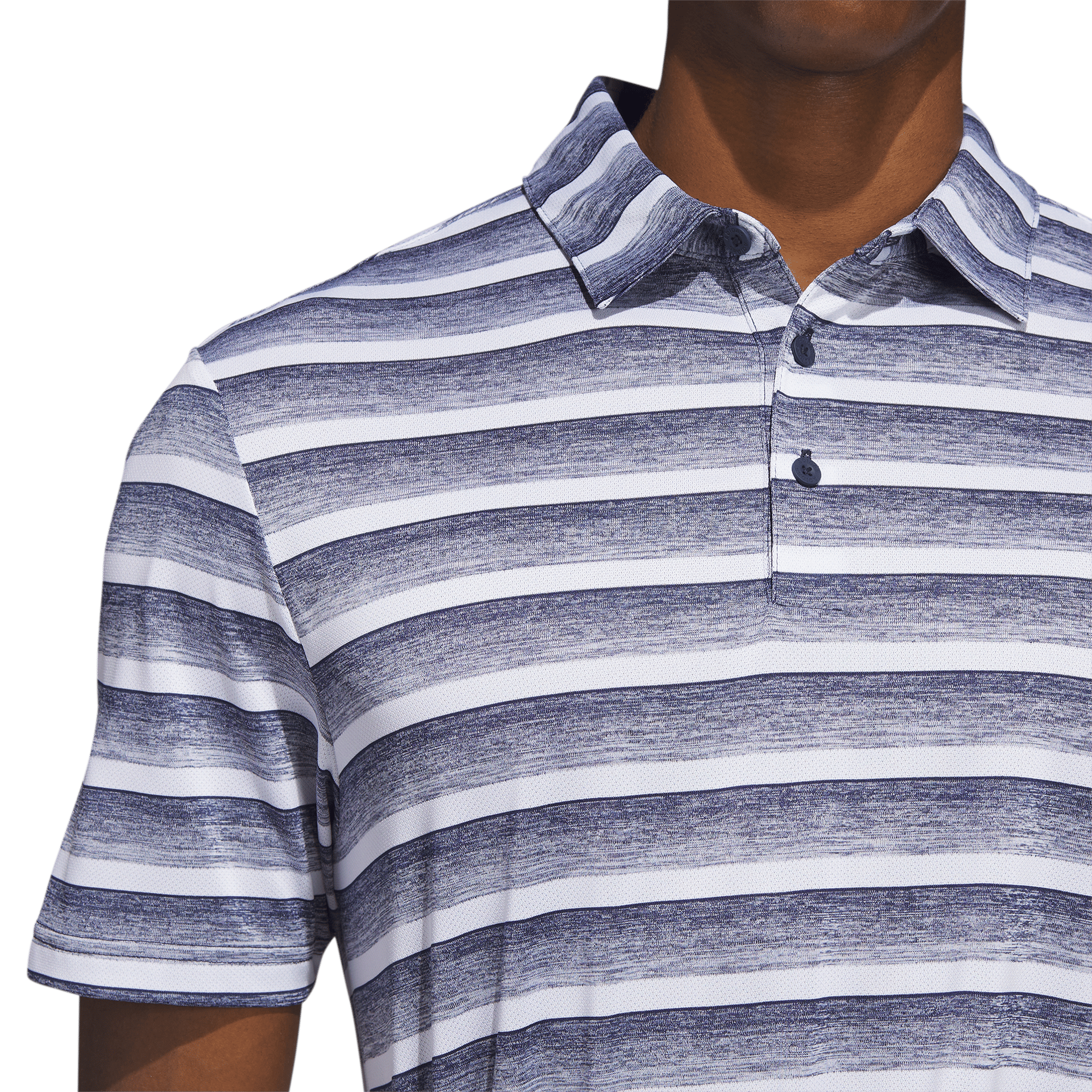 Adidas Two-Color Stripe Poloshirt Herren