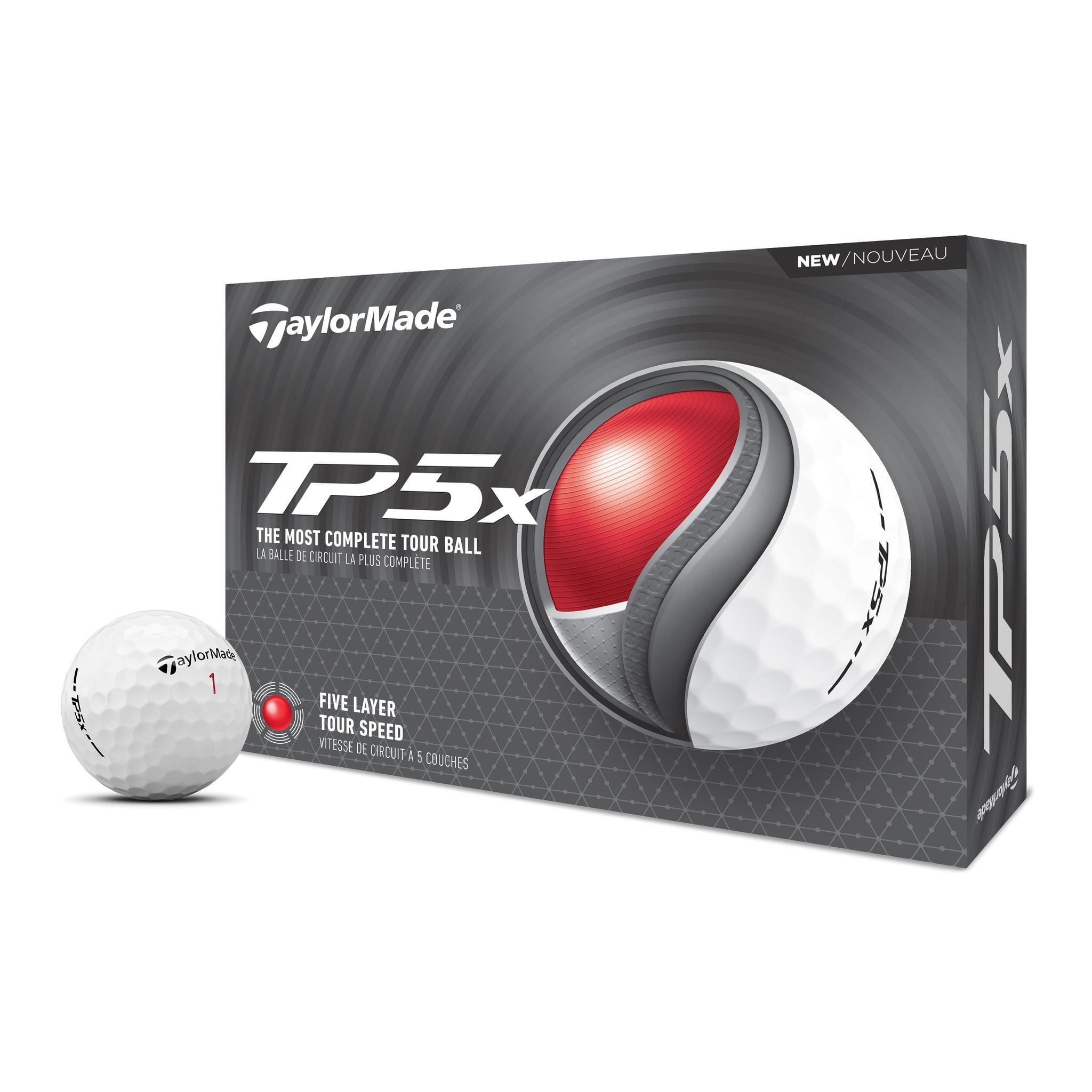 TaylorMade TP5x Golfbälle (12 Stück)