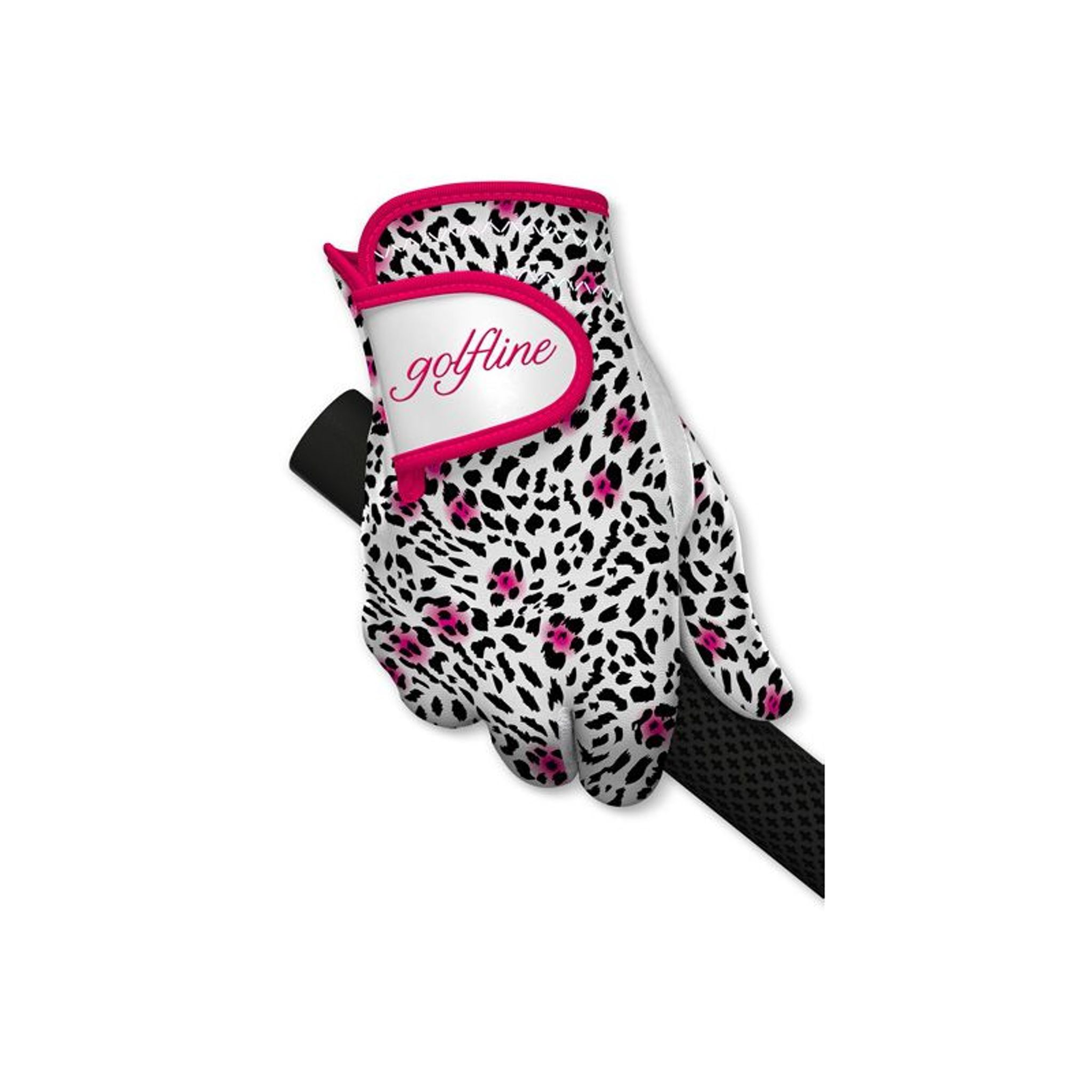 Golfline W Golfhandschuh Pink Leopard Damen LH S Damen