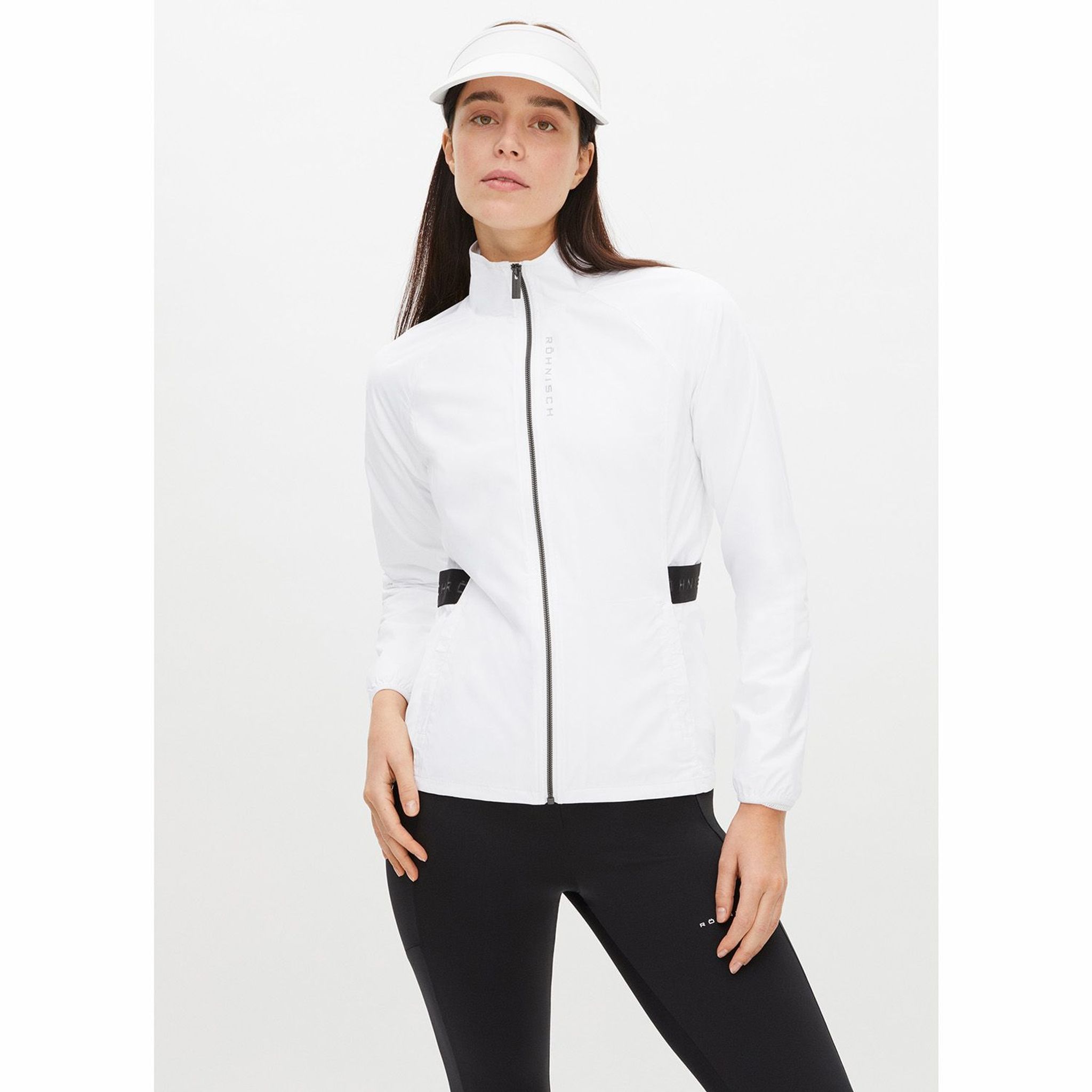 Röhnisch Miles Golf Wind Jacke Damen Pure White XXXL Damen