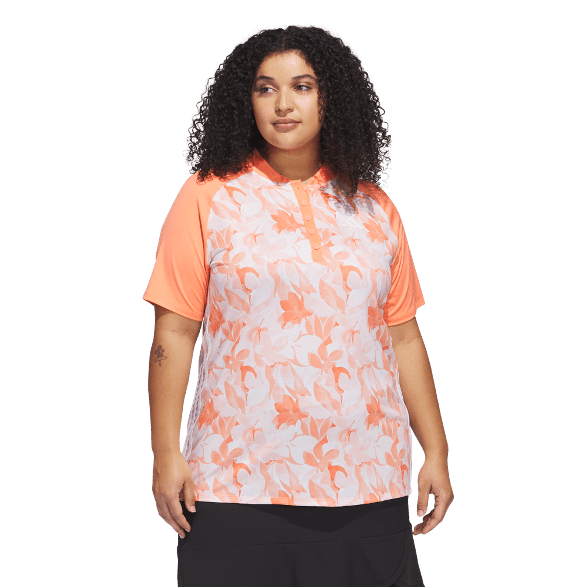 Adidas Floral Poloshirt Damen