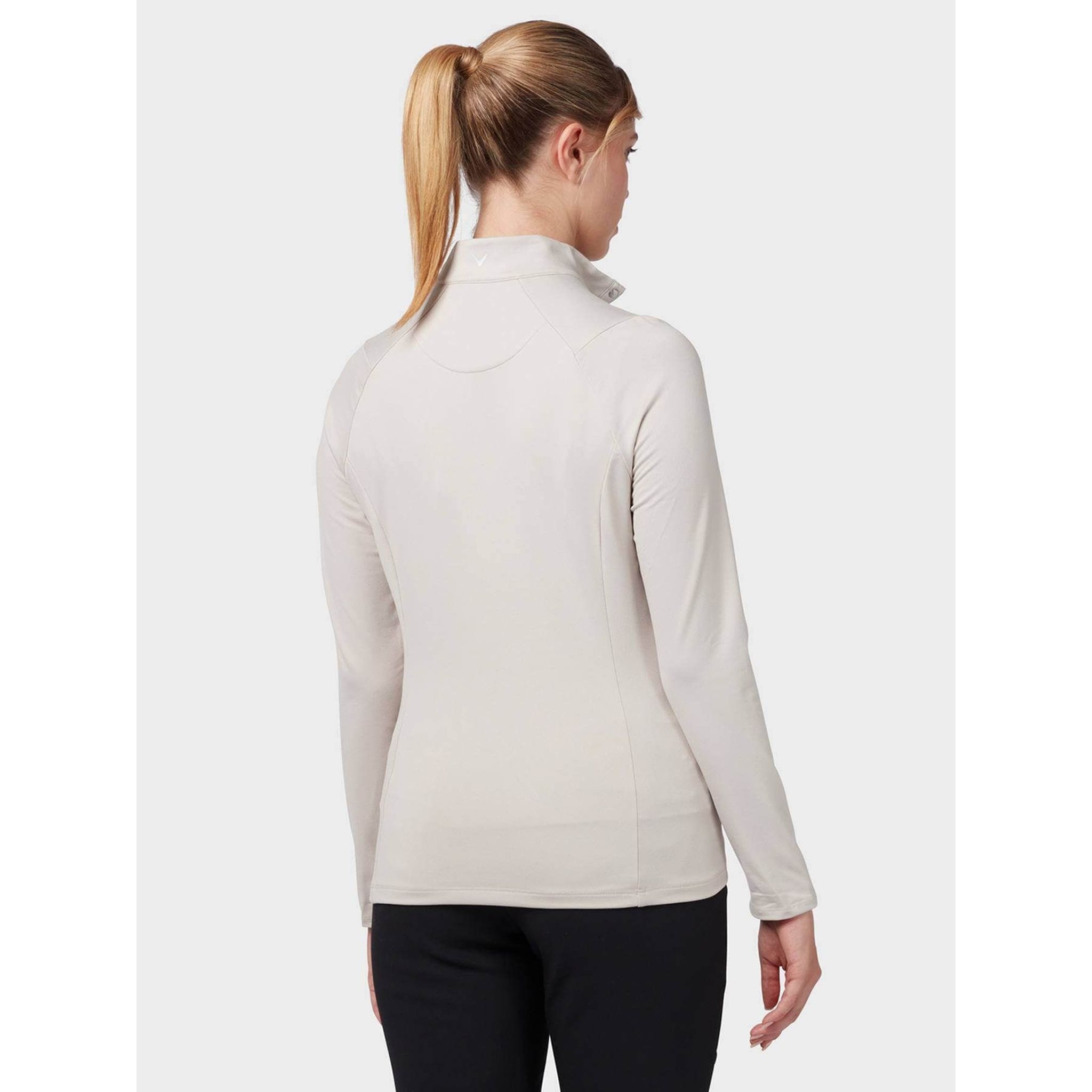 Callaway Thermal LS Fleece Jersey Polo Damen