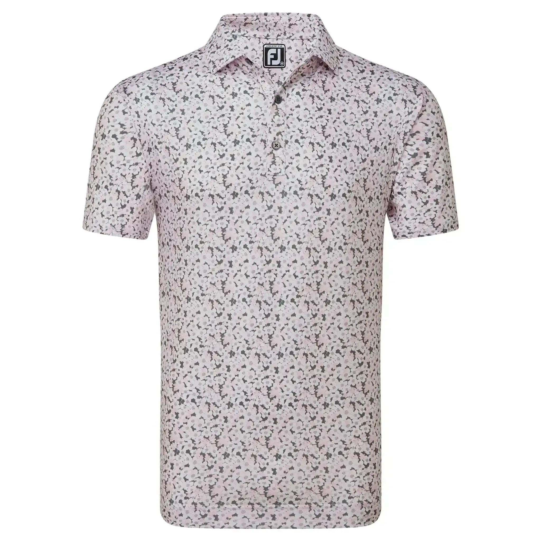 Footjoy Primrose Print Lisle Poloshirt Herren