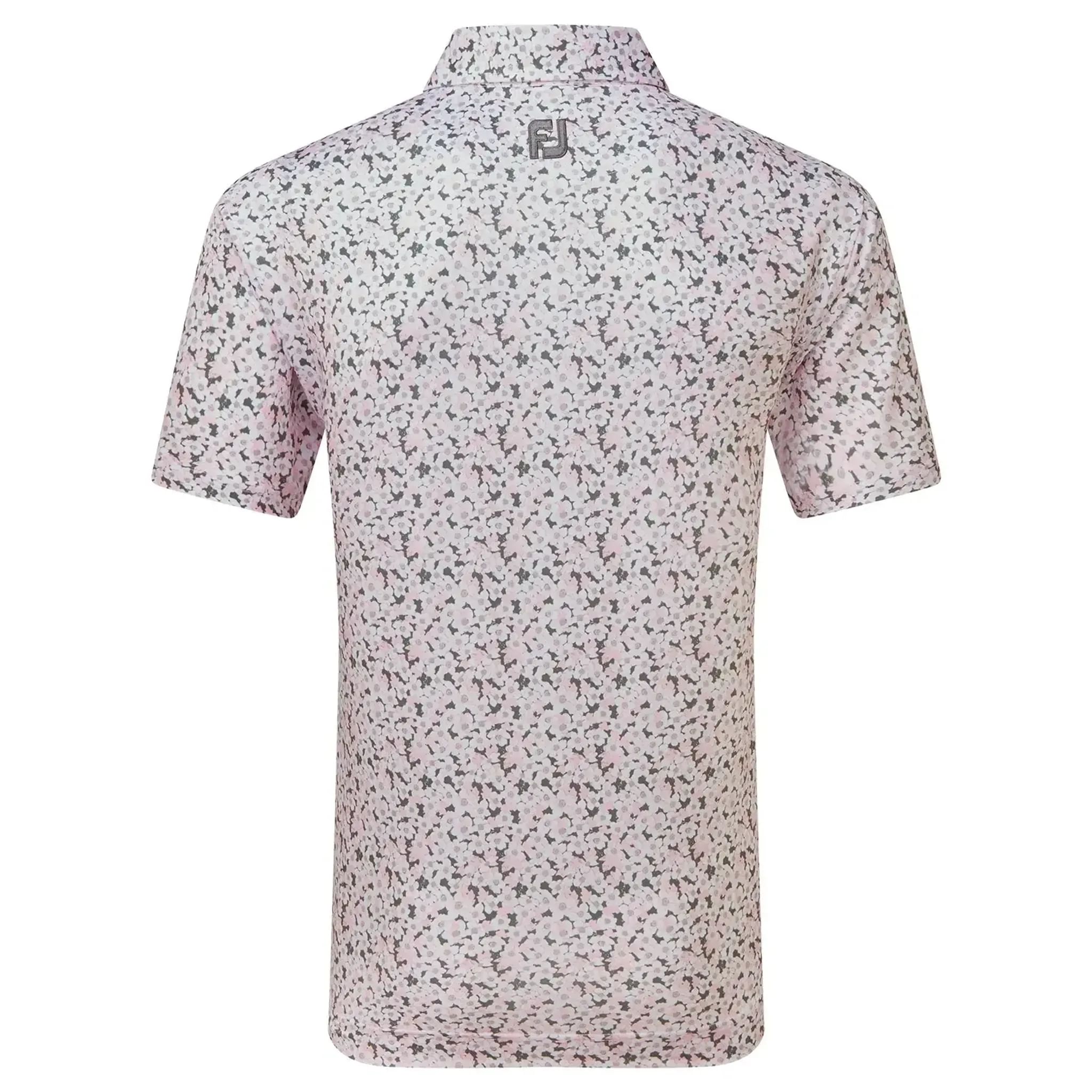 Footjoy Primrose Print Lisle Poloshirt Herren