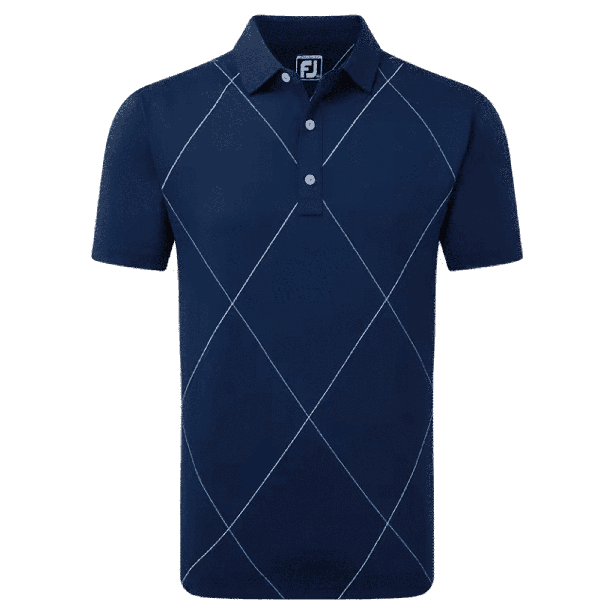 Footjoy Raker Print Lisle Poloshirt Herren