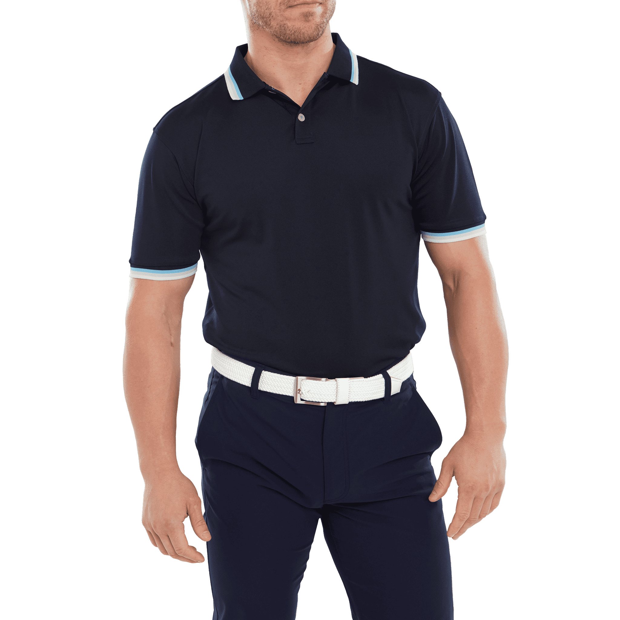 Footjoy Solid Trim Poloshirt Herren