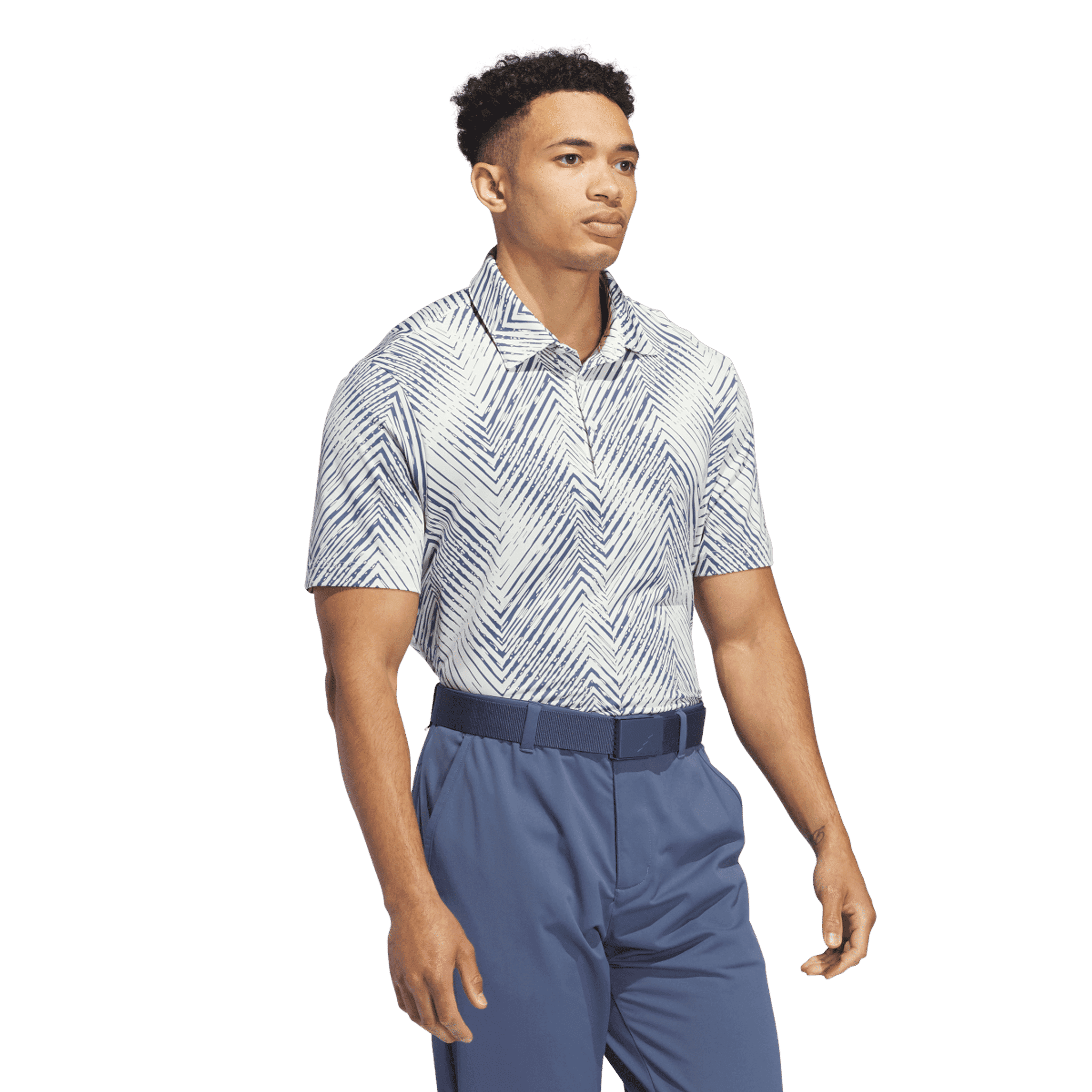 Adidas Ultimate365 Allover Print Poloshirt Herren