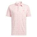 Adidas Jacquard Golfpolo Herren