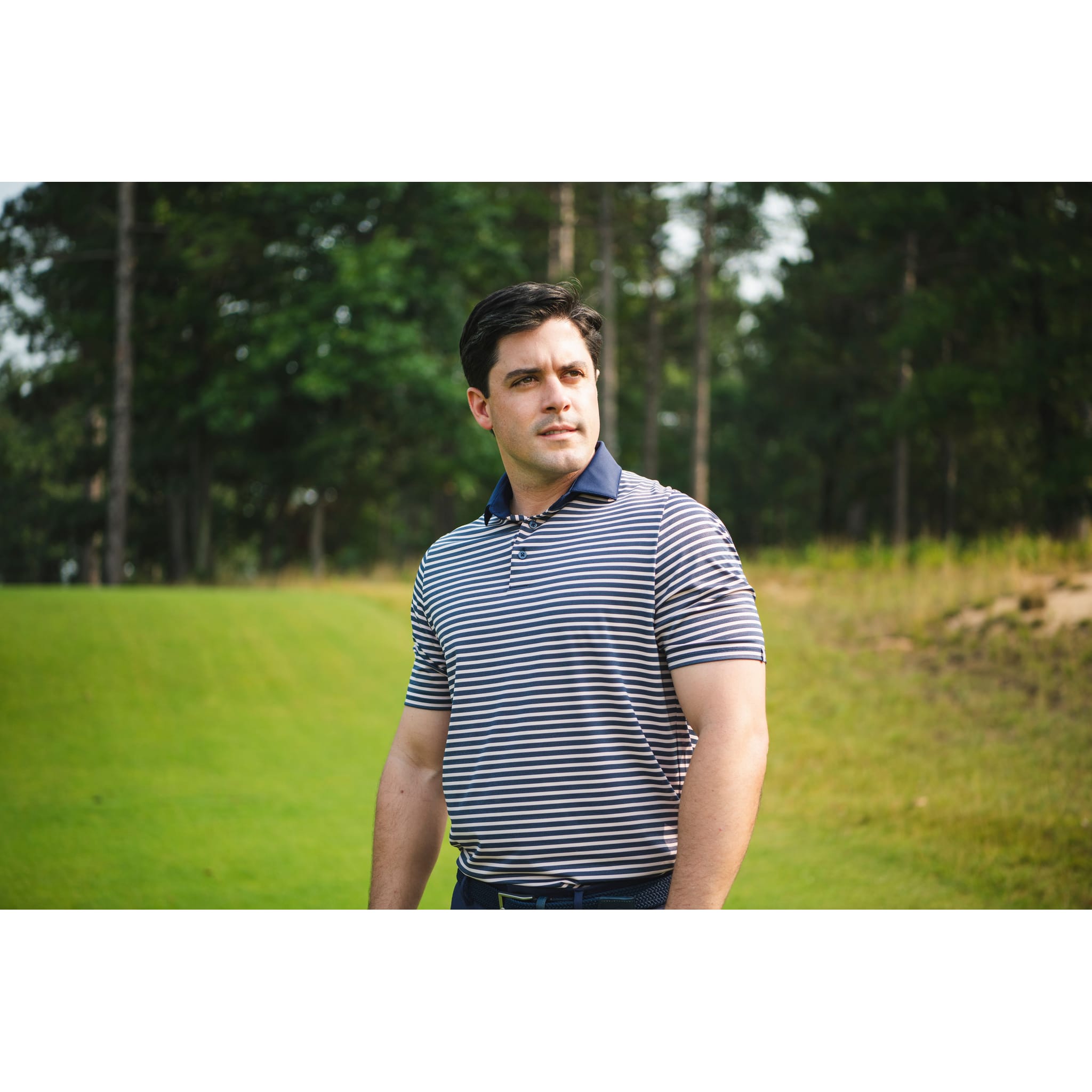 Kjus Luis Multi Stripe S/S Golfpolo