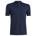 Perforated Stripe Golfpolo