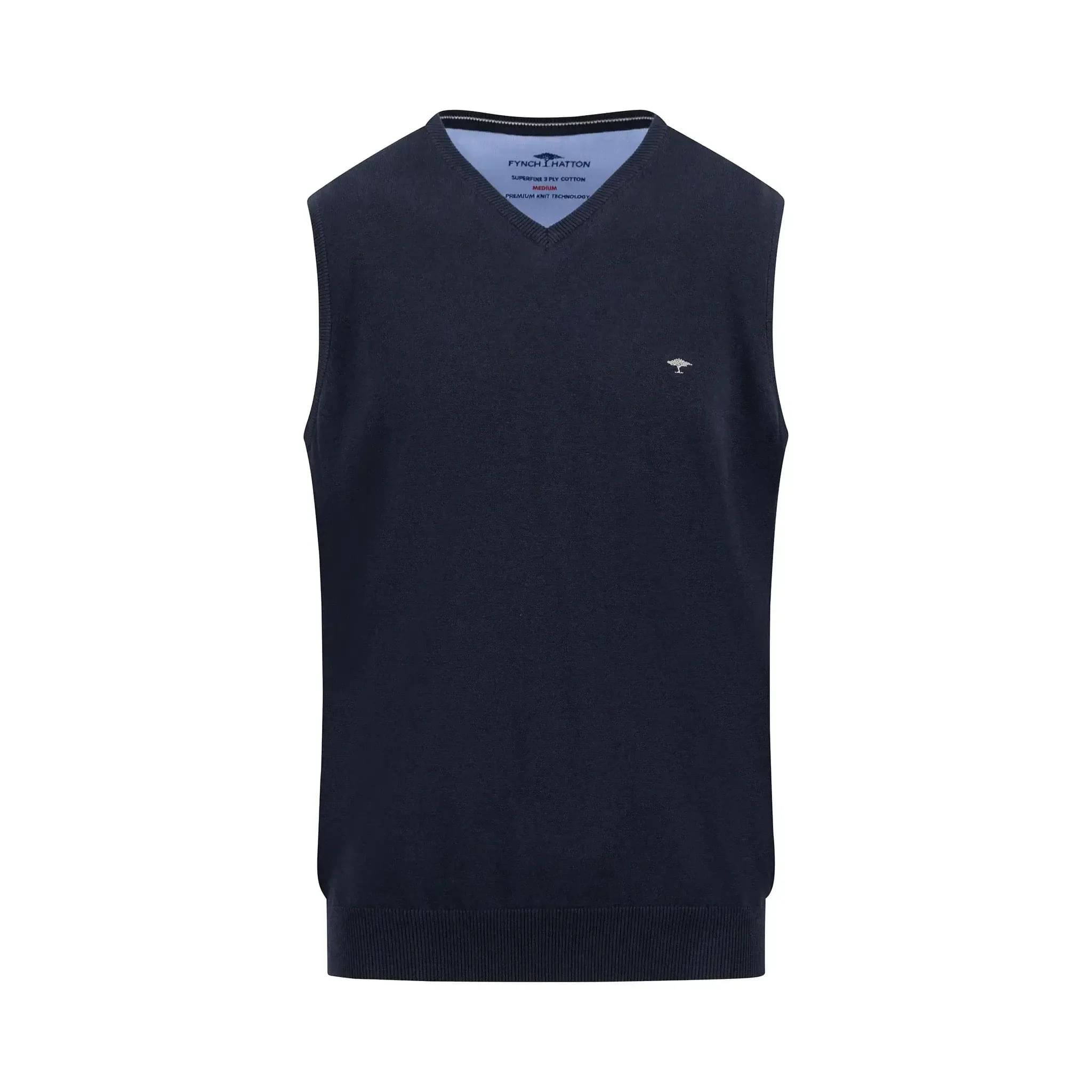 Fynch Hatton V-Neck Pullunder Herren