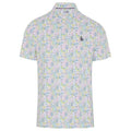 Original Penguin Pete Game Grid Print Polo Herren